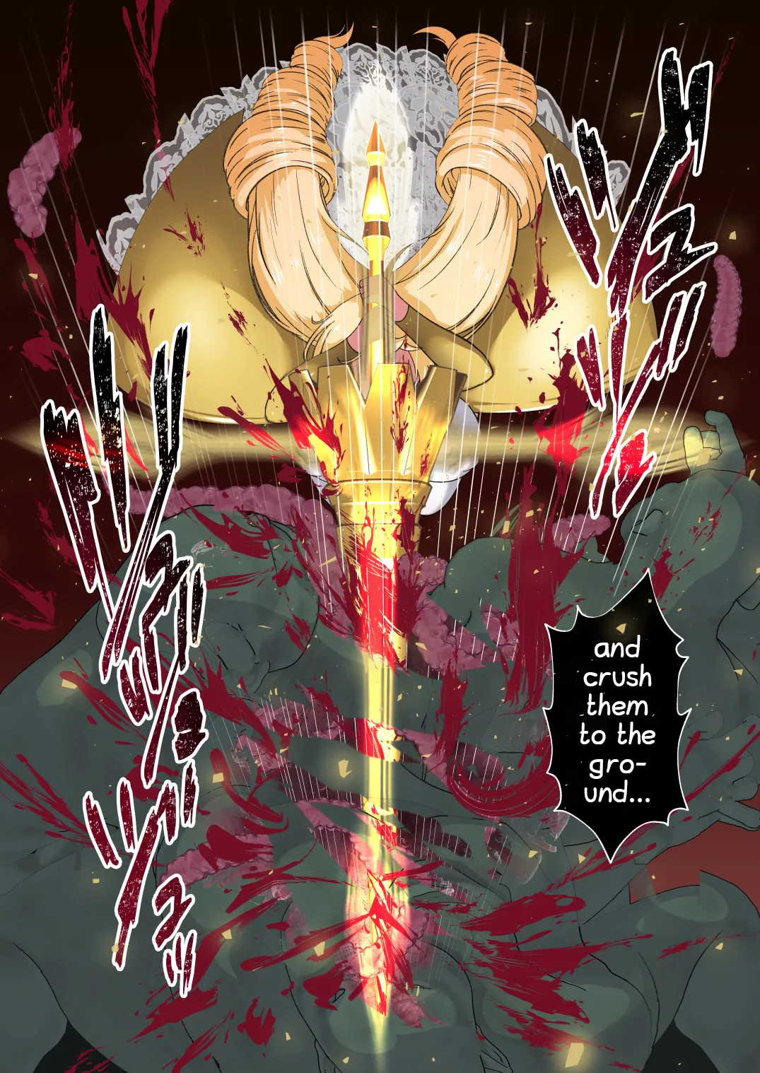 Himekishi Elsa wa Orc ni Haiboku -High-Leg ga Nimata Shikkin! Haraboko Tairyou Omorashi Mesuochi!- page 8 full