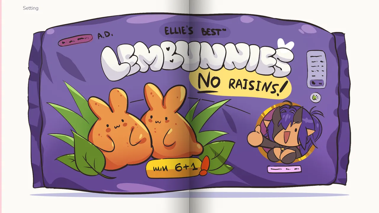 Chasing Tails: A Promise in the Snow Artbook page 8 full