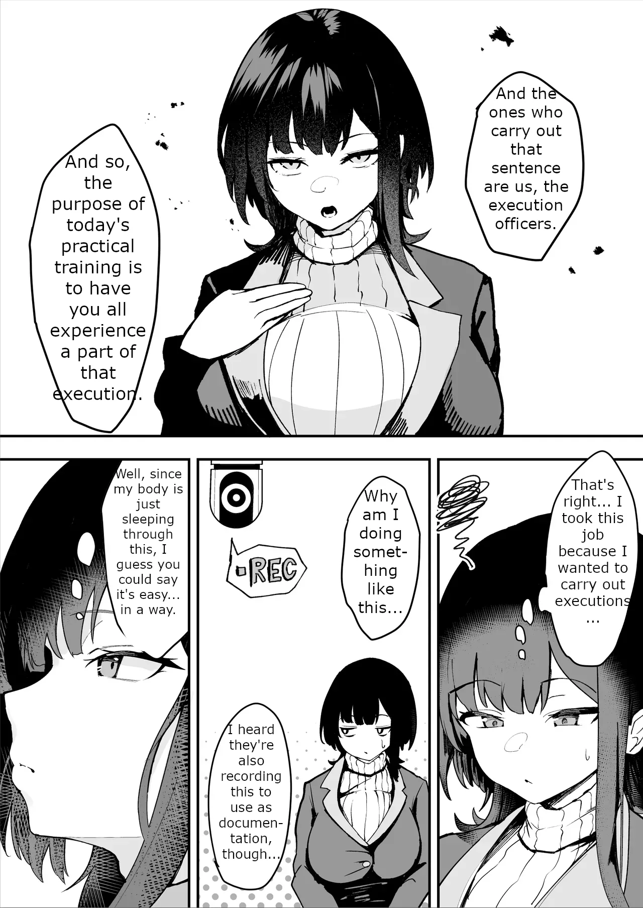 The Story of a Gloomy Execution Officer Who Accidentally Sensation-Blocks Her Own Pussy page 6 full