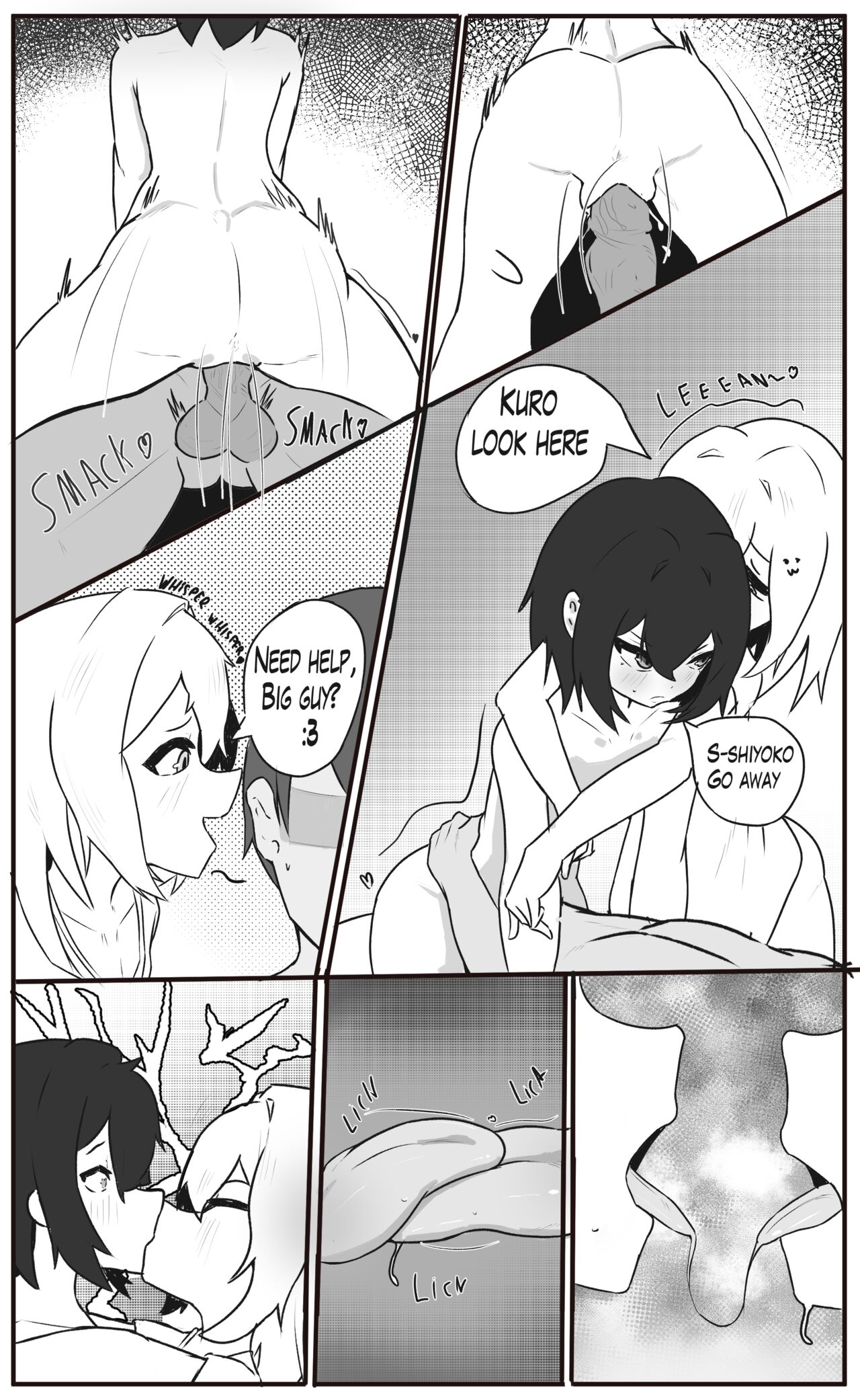 Lovey-dovey sex with Shiyo and Kuro page 4 full