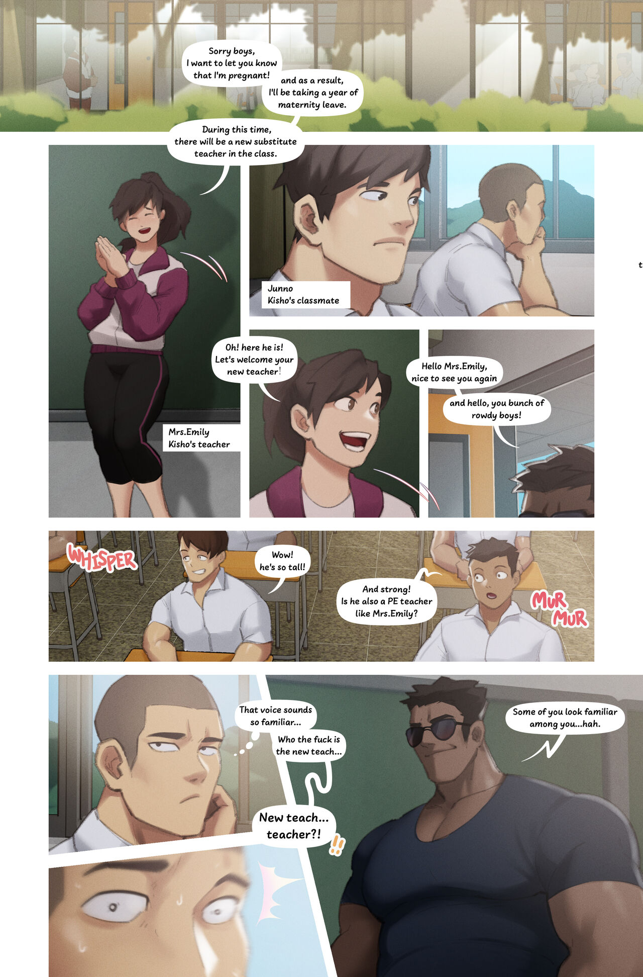 毅正的代理班導師Kisho's Substitute Teacher page 1 full