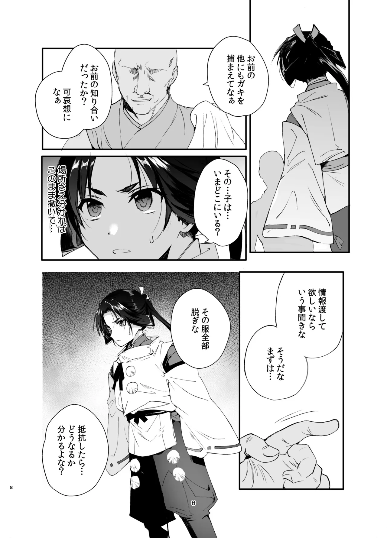 Wakagimi Hobakuchou Touzoku ni Tsukamatta Wakagimi wa Sukihoudai Naburareru page 7 full