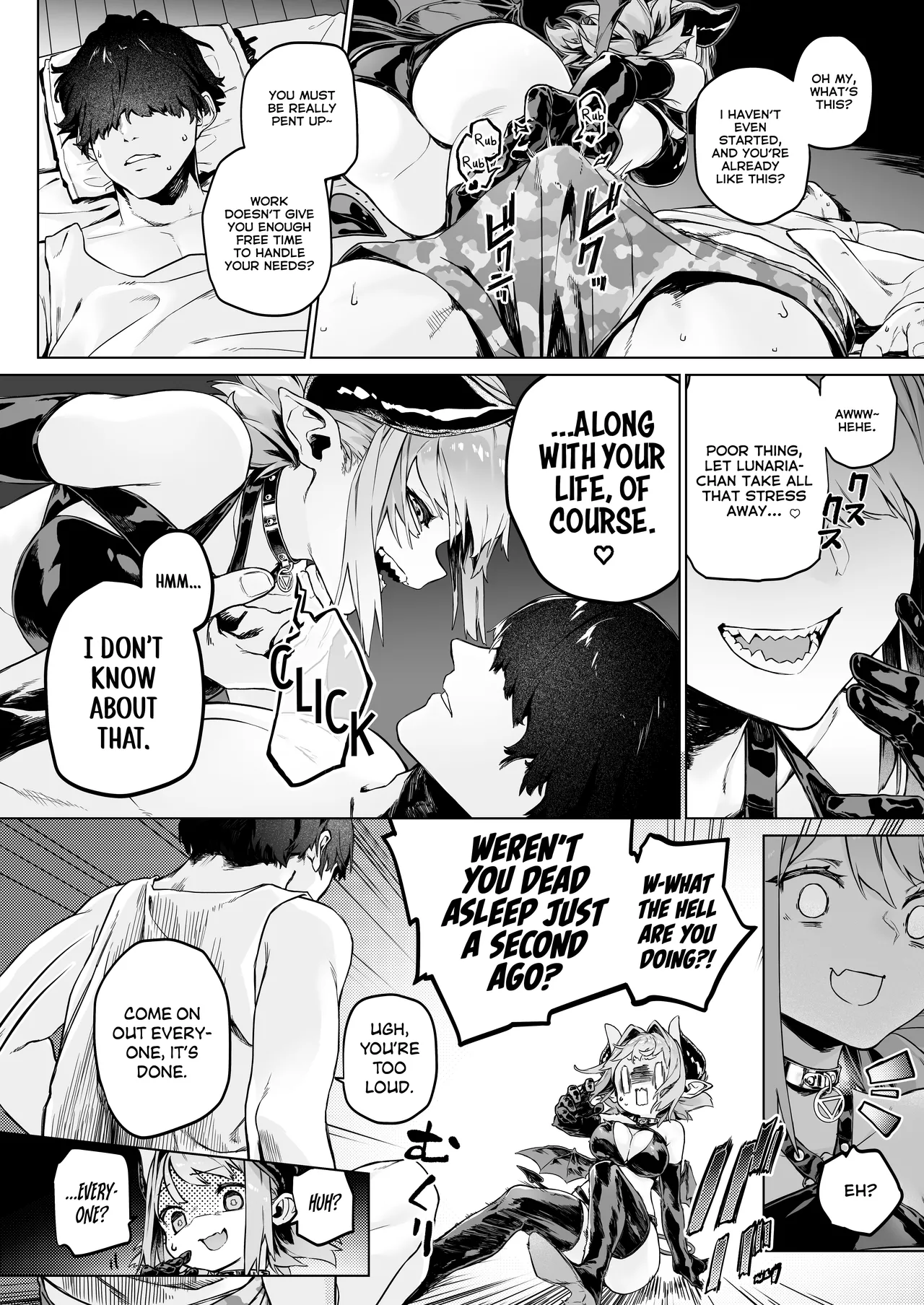 Miryou Keikaku -Loli Succubus wa Chinpo nanka ni Makemasen!- | Charming plan! - the succubus brat won't lose to a dick!- page 3 full