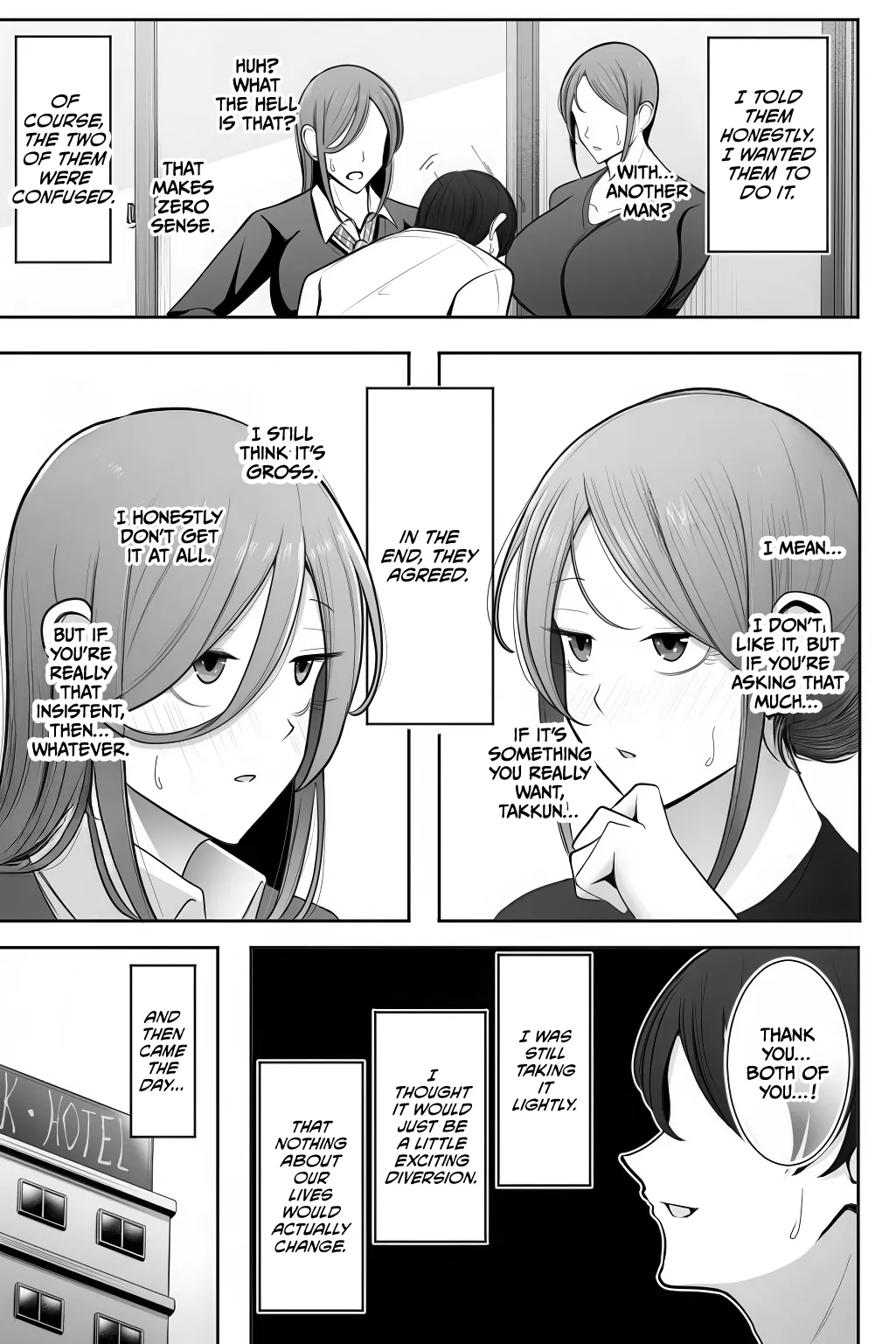 Oyako Netorase Oba to Kanojo o Daite Kudasai page 8 full
