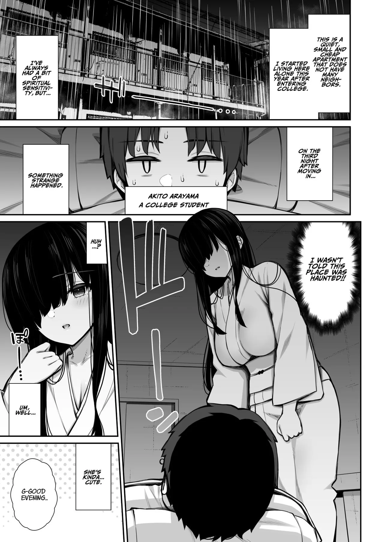 Katte ni Sumitsuiteru InCha Yuurei no Karada o Suki Katte suru Hanashi | Have Your Way With The Freeloading Gloomy Ghost Woman page 4 full