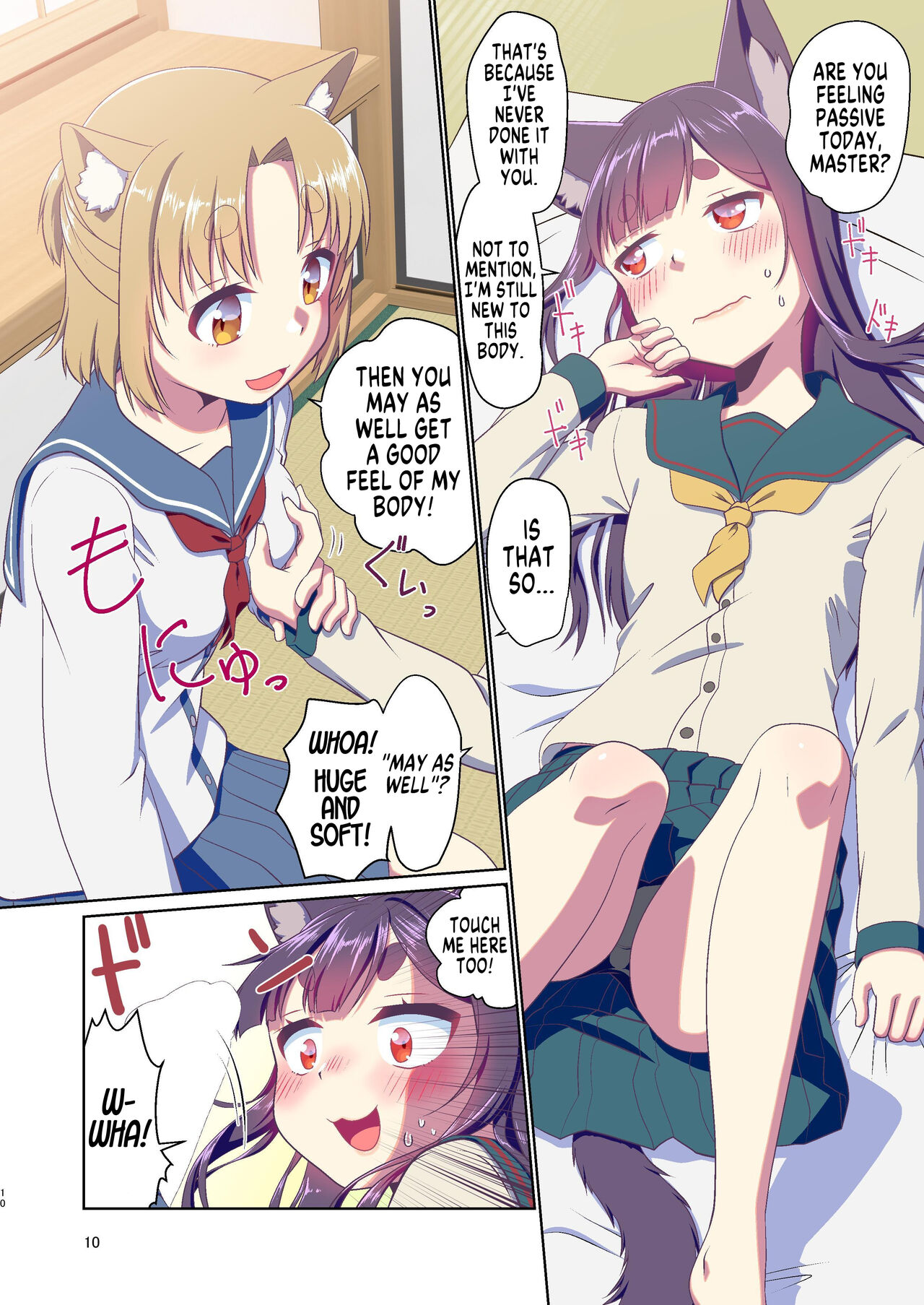 Me ga Sametara Kemomimi Shoujo ni Natteita Ohanashi 3 | How I Woke Up as a Girl With Animal Ears Pt.3 page 10 full