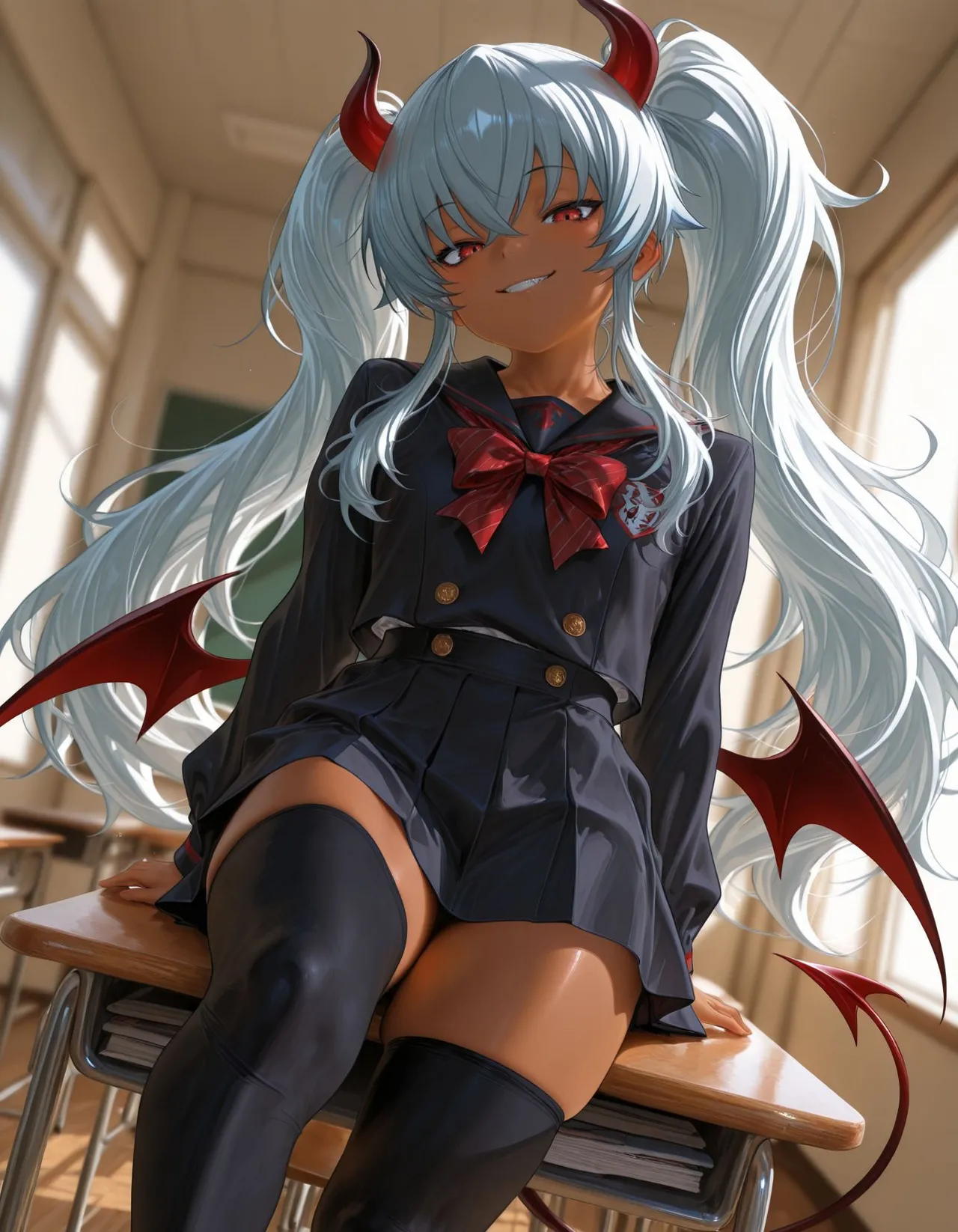 褐色#182 グリムアロエ grim aloe nsfw  褐色生活_DSL ai generated page 1 full