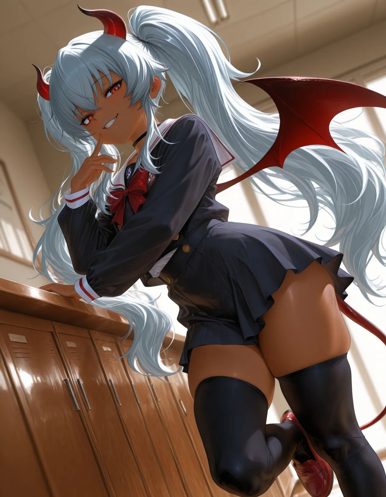 褐色#182 グリムアロエ grim aloe nsfw  褐色生活_DSL ai generated page 3 full