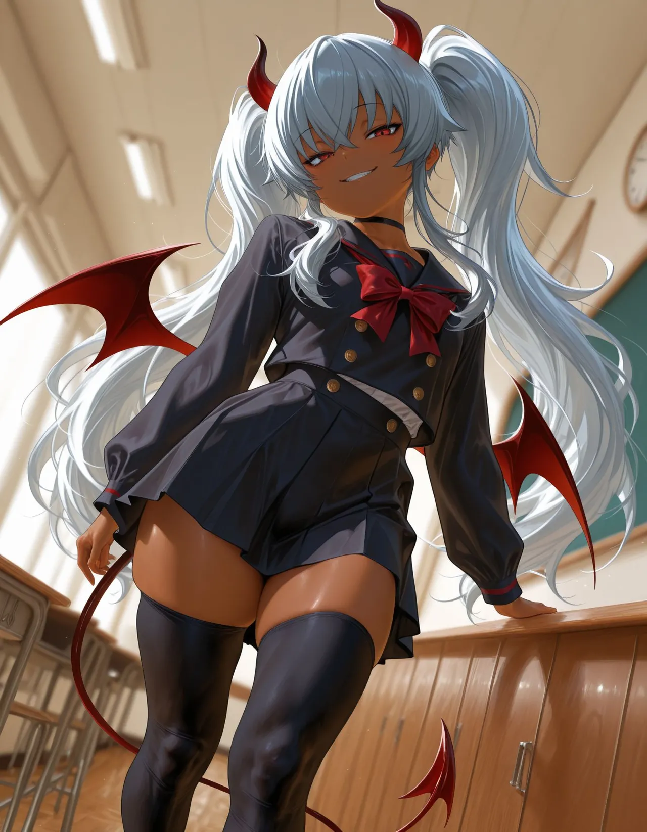 褐色#182 グリムアロエ grim aloe nsfw  褐色生活_DSL ai generated page 4 full