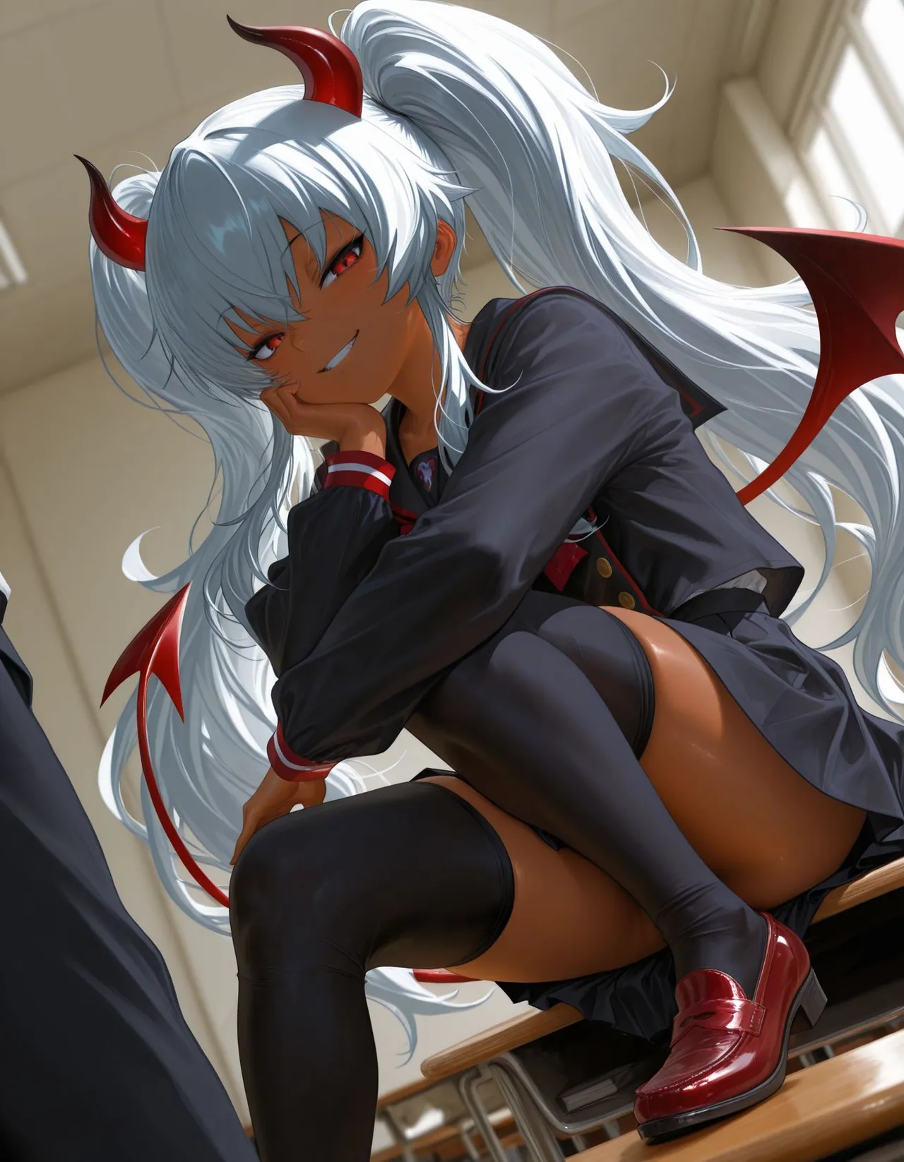 褐色#182 グリムアロエ grim aloe nsfw  褐色生活_DSL ai generated page 5 full