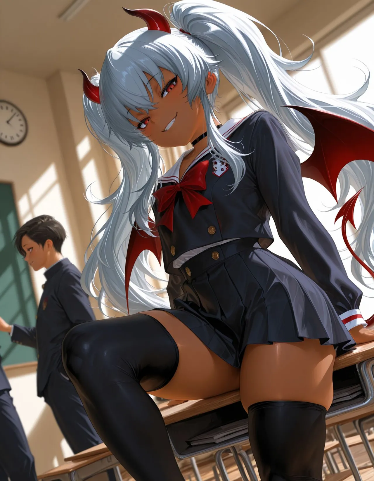 褐色#182 グリムアロエ grim aloe nsfw  褐色生活_DSL ai generated page 6 full