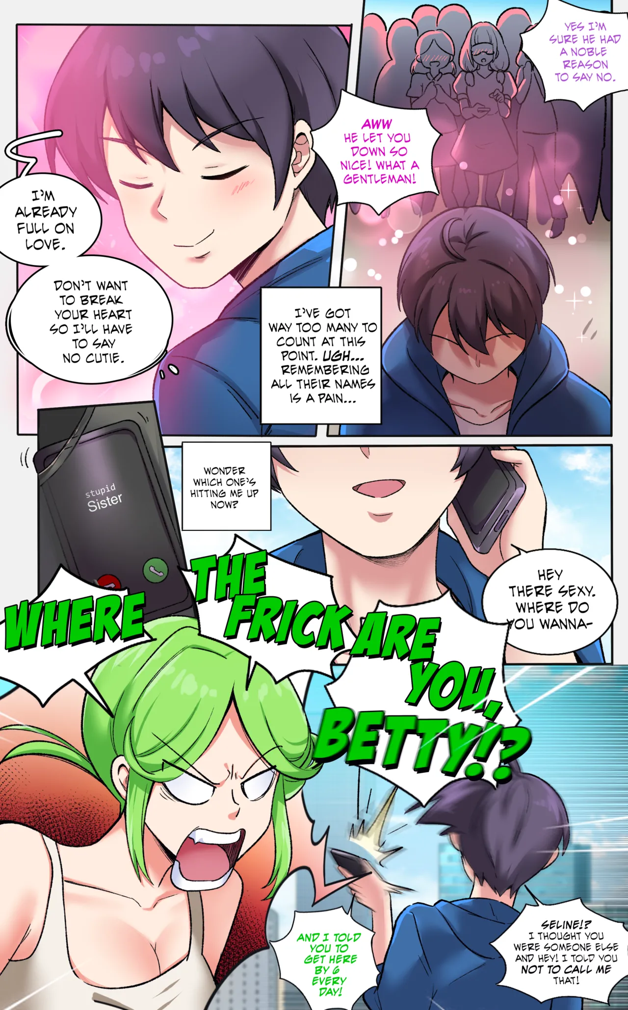 My Big Sister, Seline page 3 full