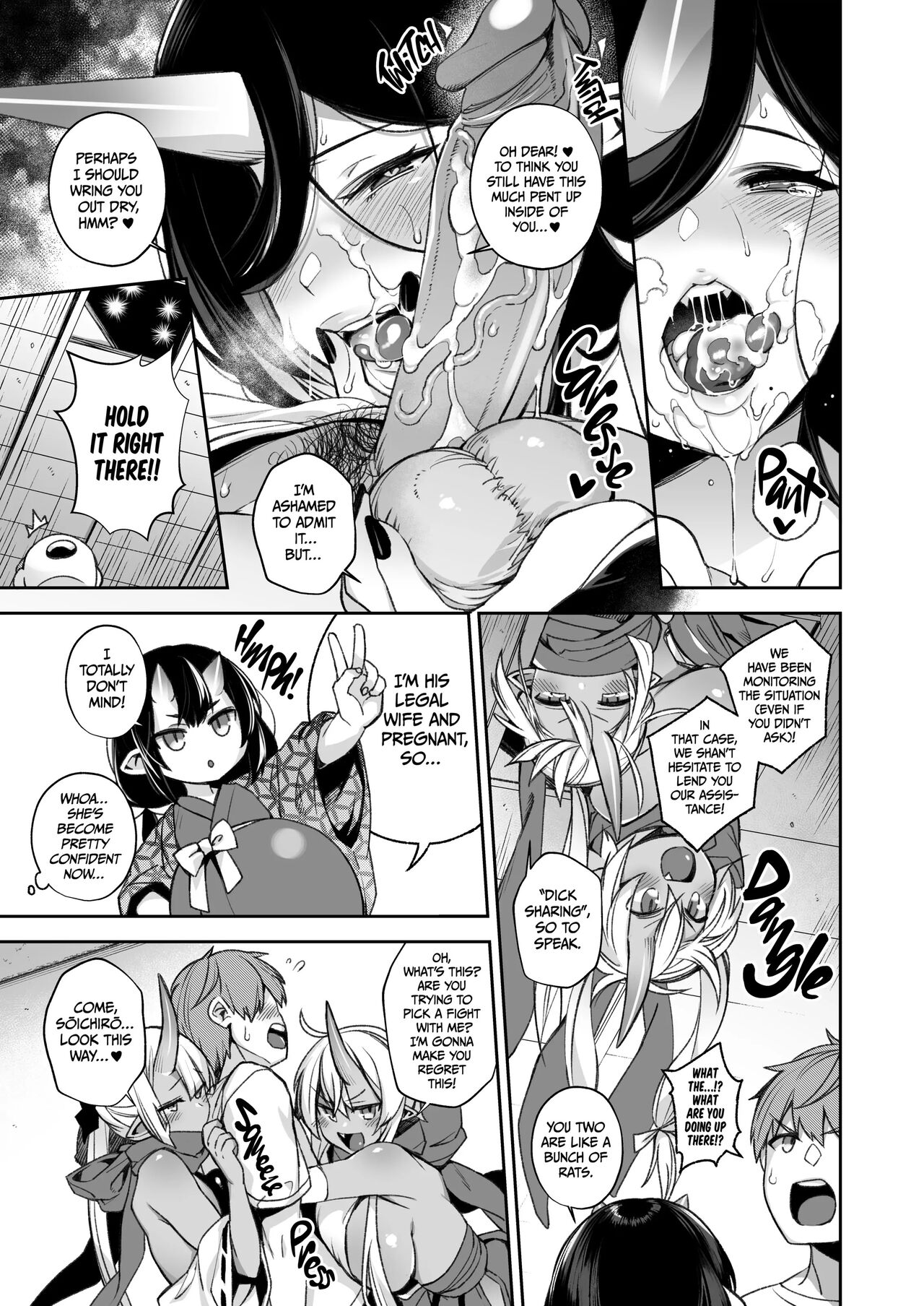 [Shindou] Mating with Oni Ch. 1-7 + Epilogue [English] Hentai - Raw  160