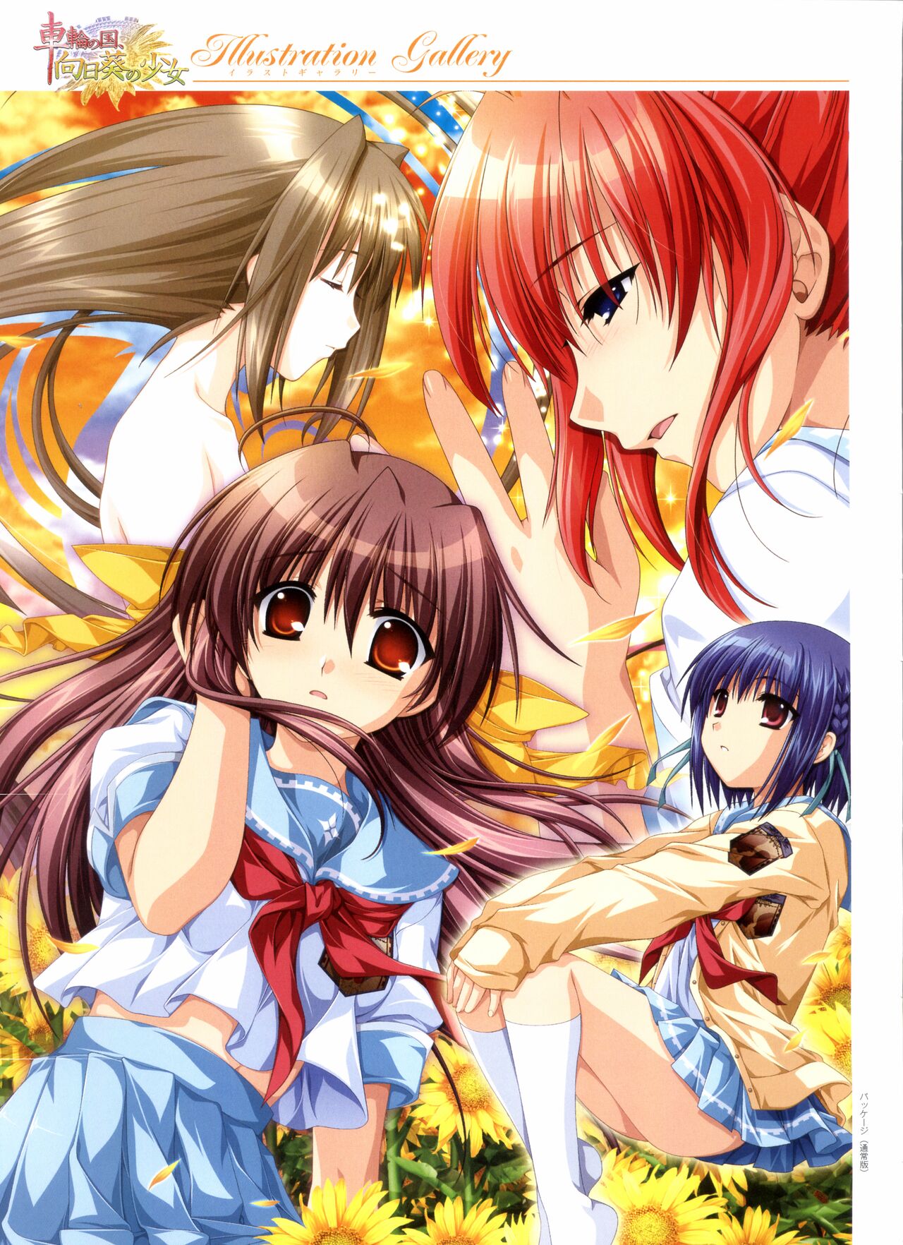 Sharin no Kuni, Himawari no Shoujo & Sharin no Kuni, Yuukyuu no Shounen Shoujo Visual Fan Book page 10 full