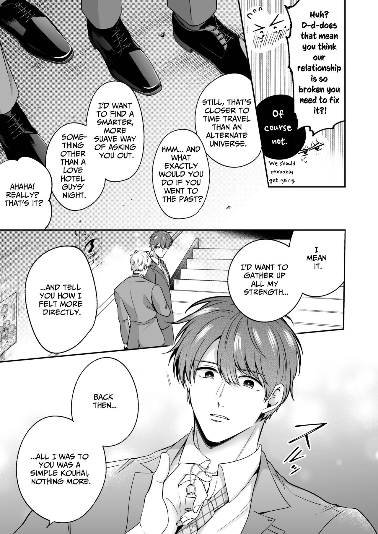 Office Worker's Love Hotel 8 Guys' Night EROS - College Boy Double-Dicked in a New World page 8 full