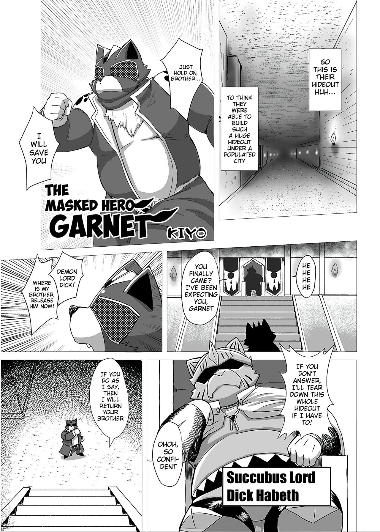 The Masked Hero Garnet page 2 full