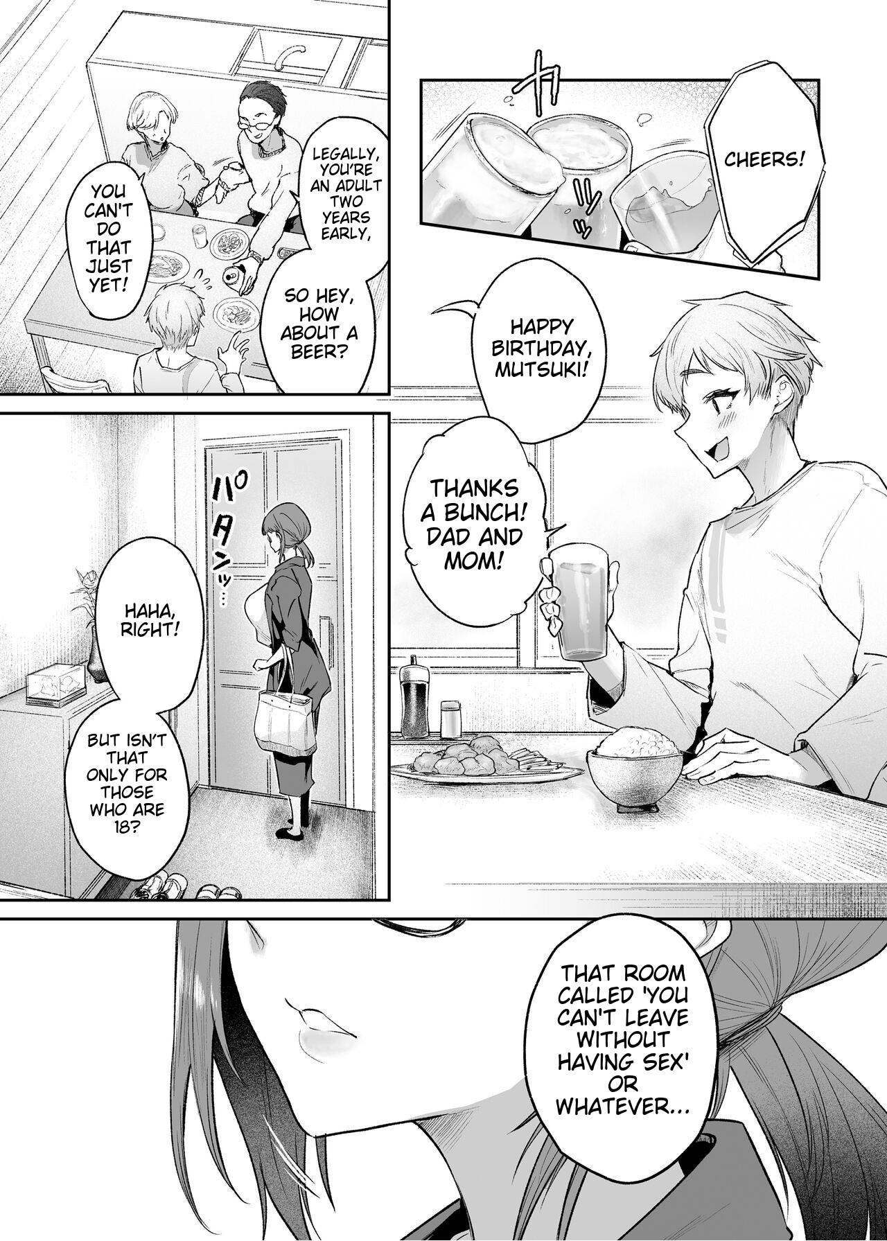 Vacances wa Sex Shinaito Derarenai Heya de | In a Room Where You can't Leave unless You Have Sex page 5 full