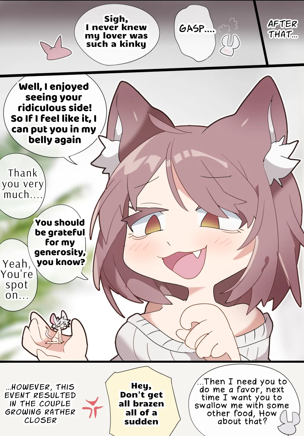 Kemomimi Giantess VORE page 6 full