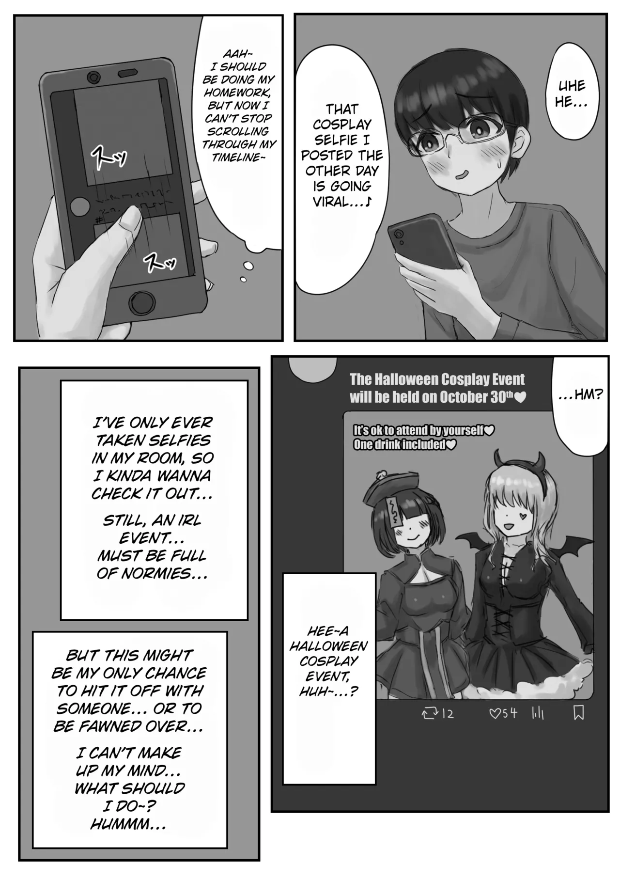 Bunny Josou Danshi ga Succubus Cos no Futanari-tachi ni Mazo Onaho ni Sarechau Hanashi page 3 full