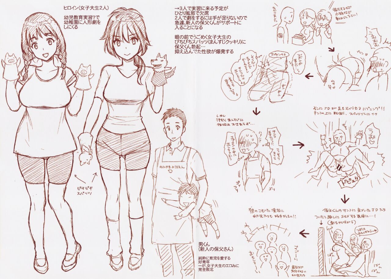 Fushidara Honey Toranoana Gentei Shousasshi Plot Note page 2 full