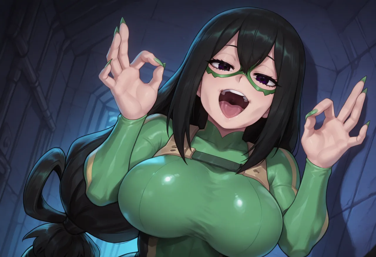 TSUYU ASUI - MY HERO ACADEMIA - 80+ IMAGES kranken ai generated page 9 full
