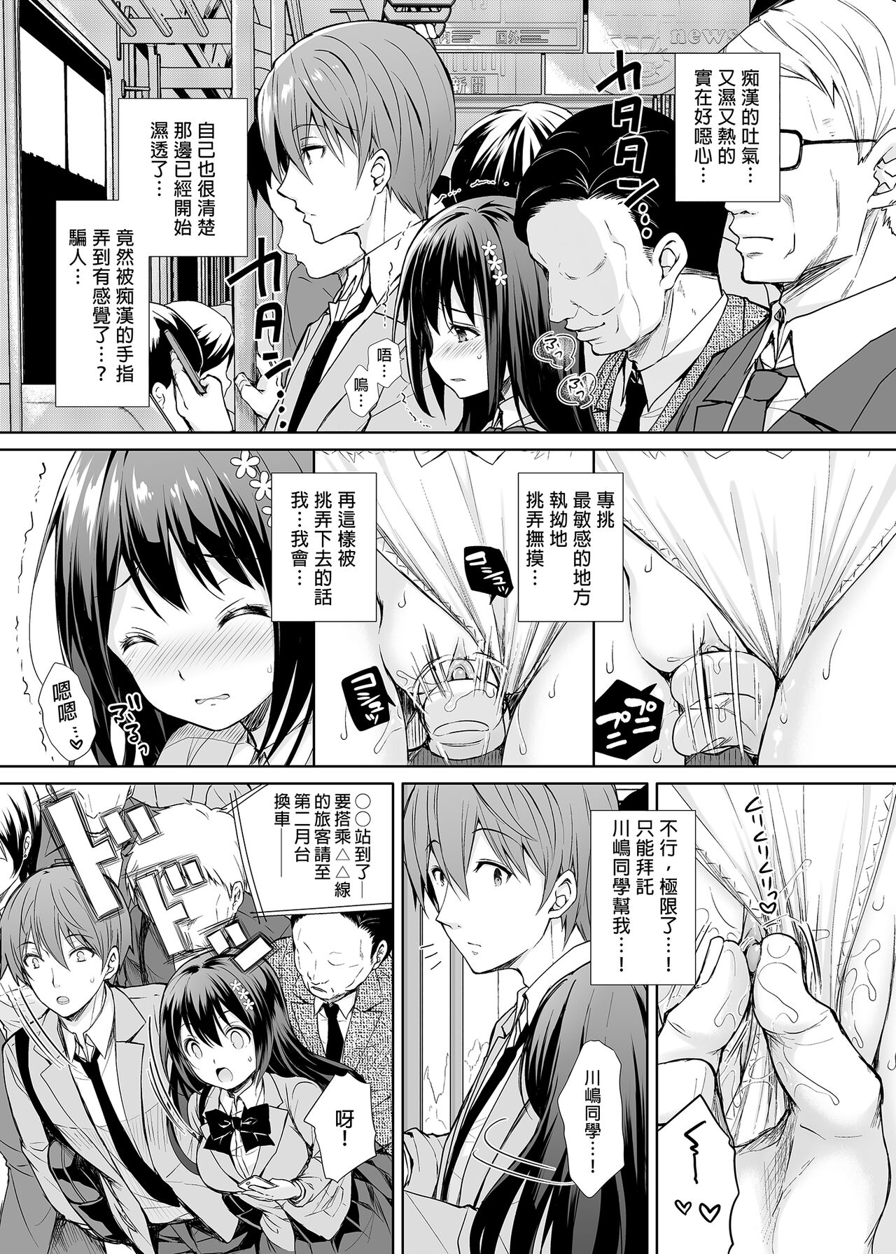 恥辱の痴漢電車総集編 page 10 full