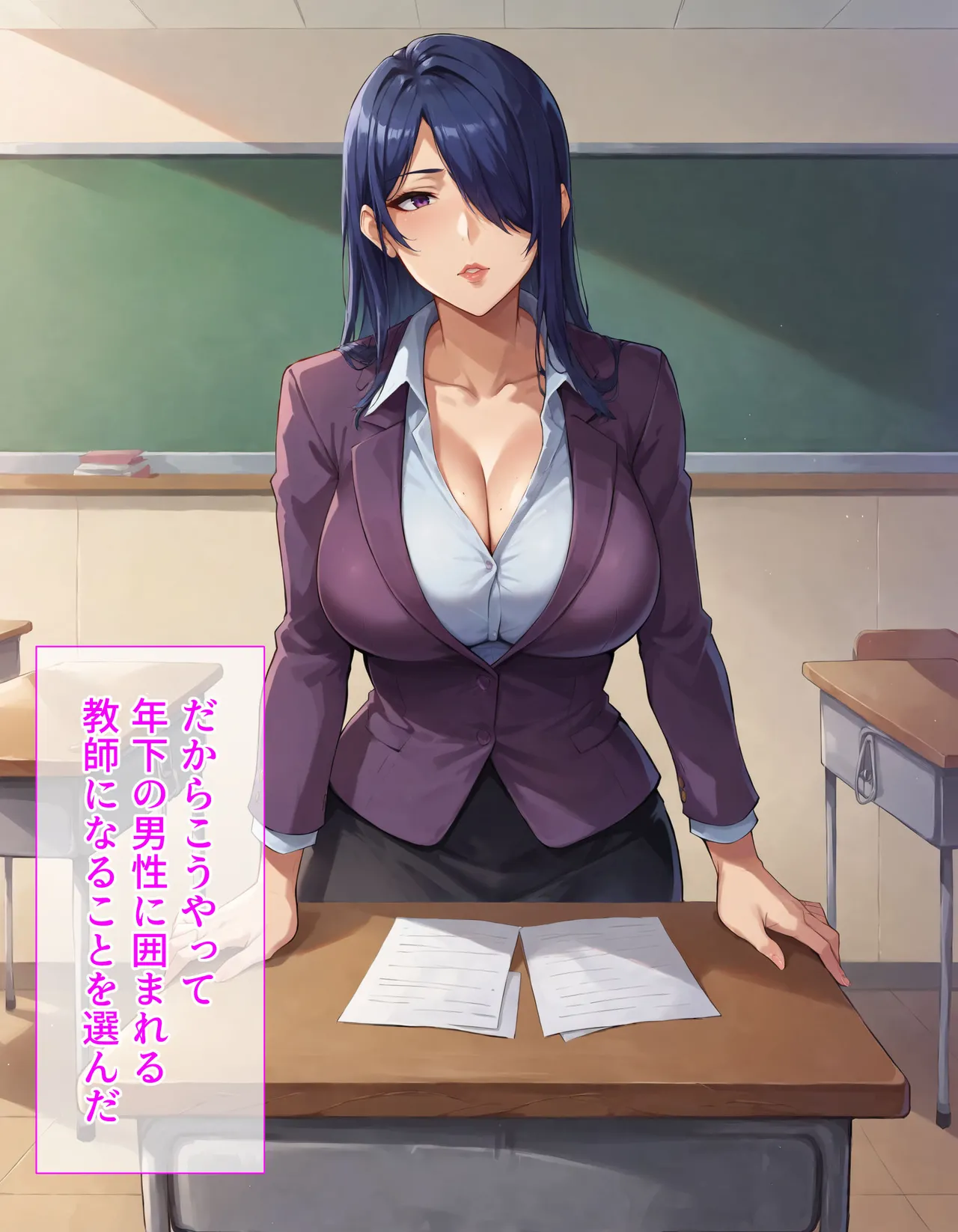 Younger shota-eating aunt - Until the spartan big-breasted female teacher loses her cock. page 2 full