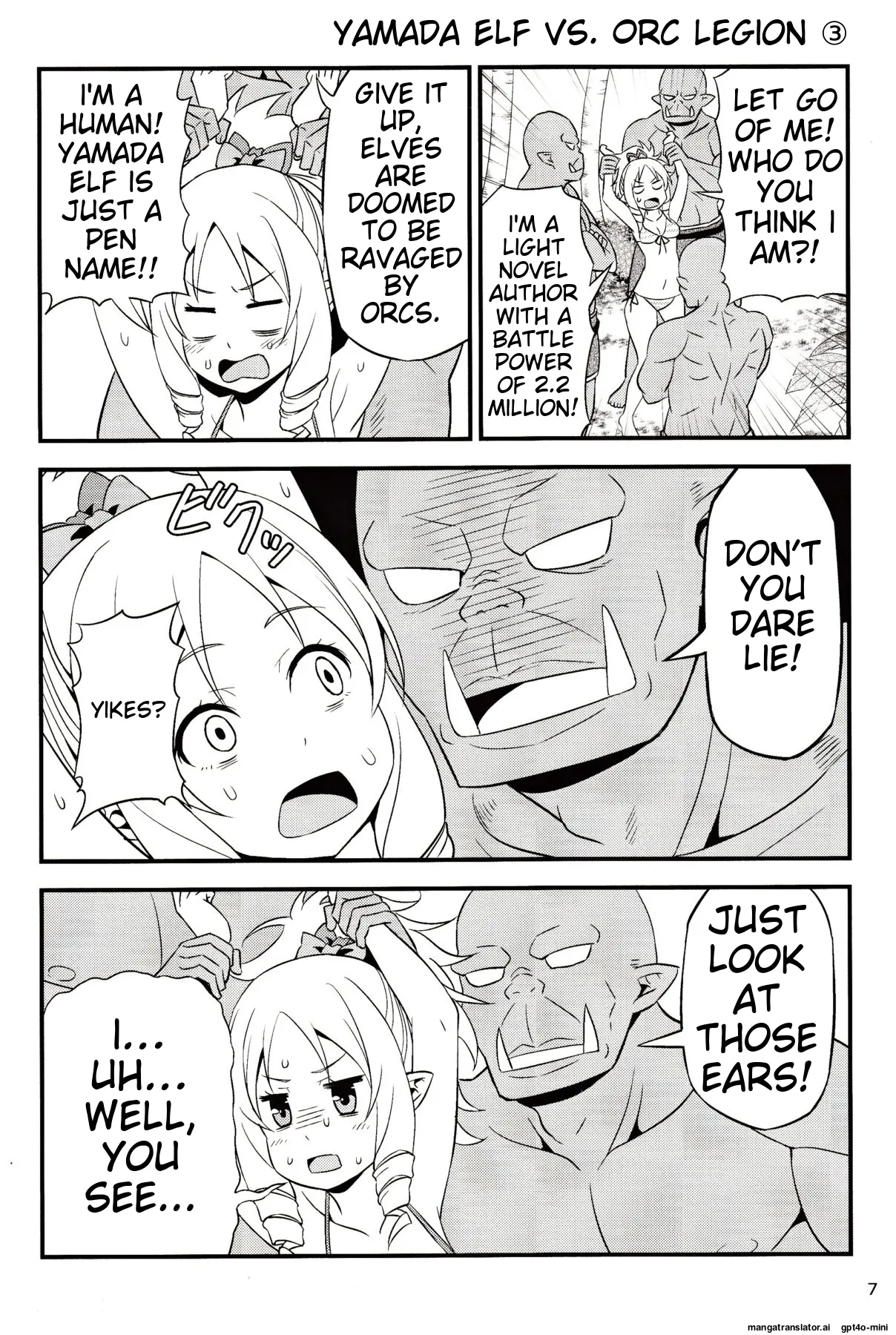 Yamada Elf Sensei VS Orc Army page 5 full