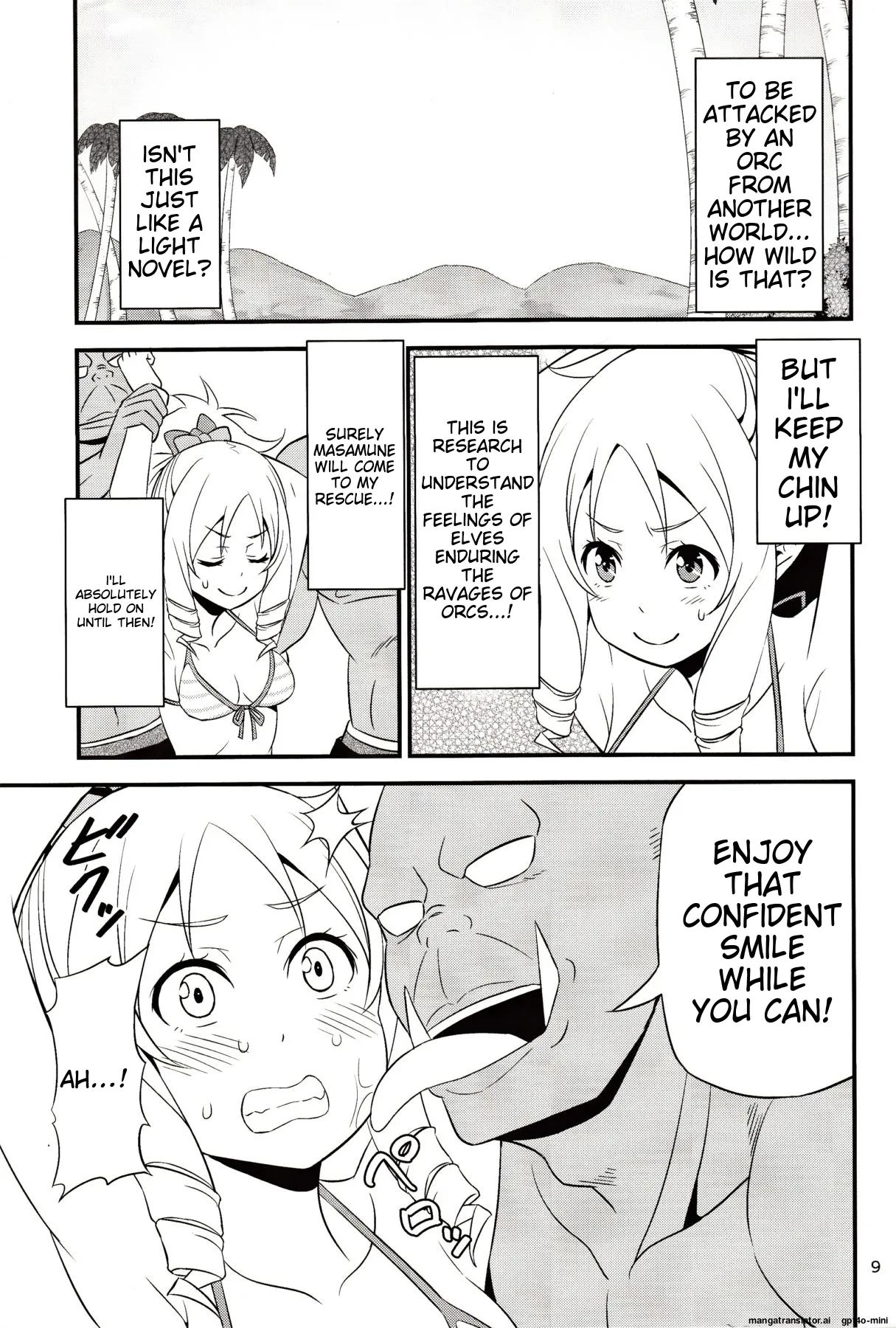 Yamada Elf Sensei VS Orc Army page 7 full