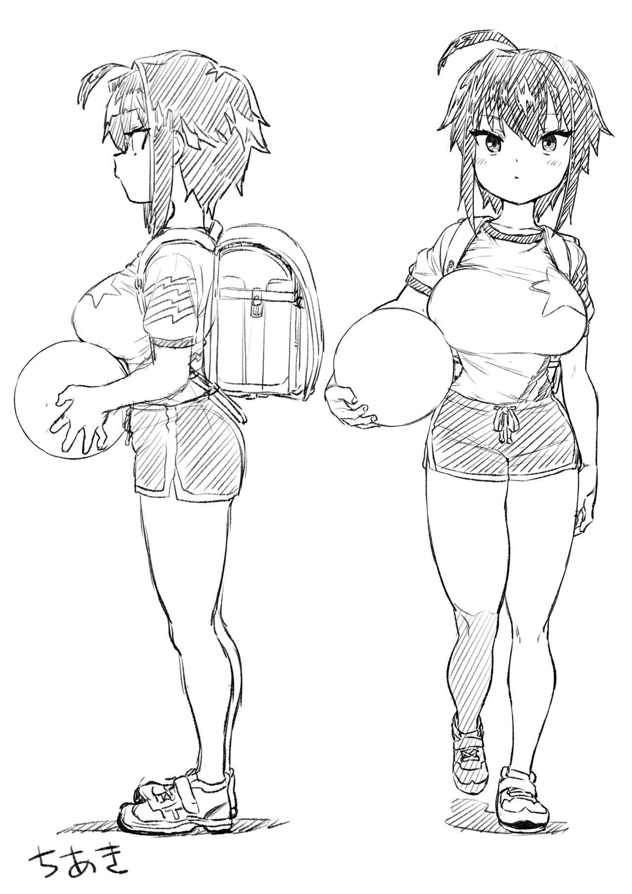 Chiaki-chan Rakugaki page 1 full