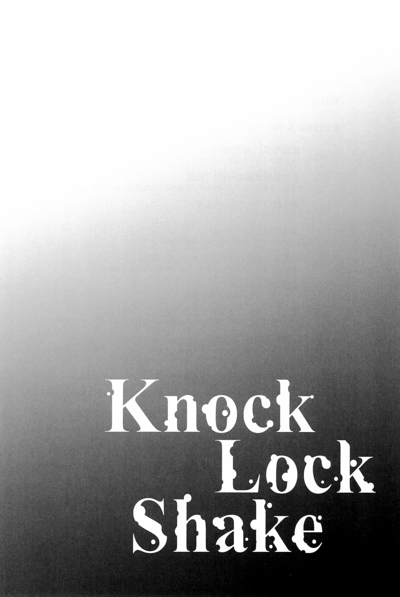 KNOCK LOCK SHAKE page 4 full