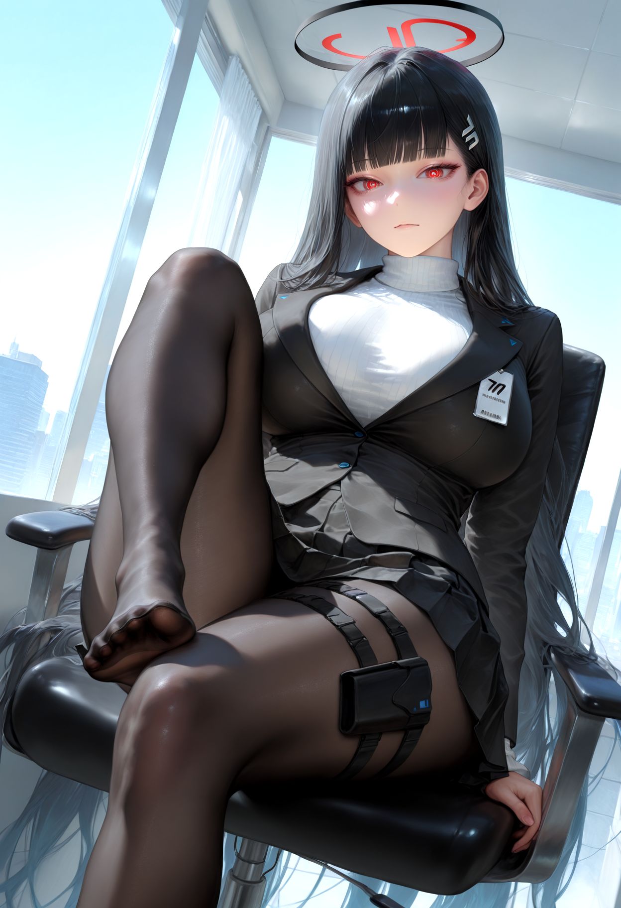 調月リオ Rio blue archive  褐色生活_DSL ai generated page 10 full