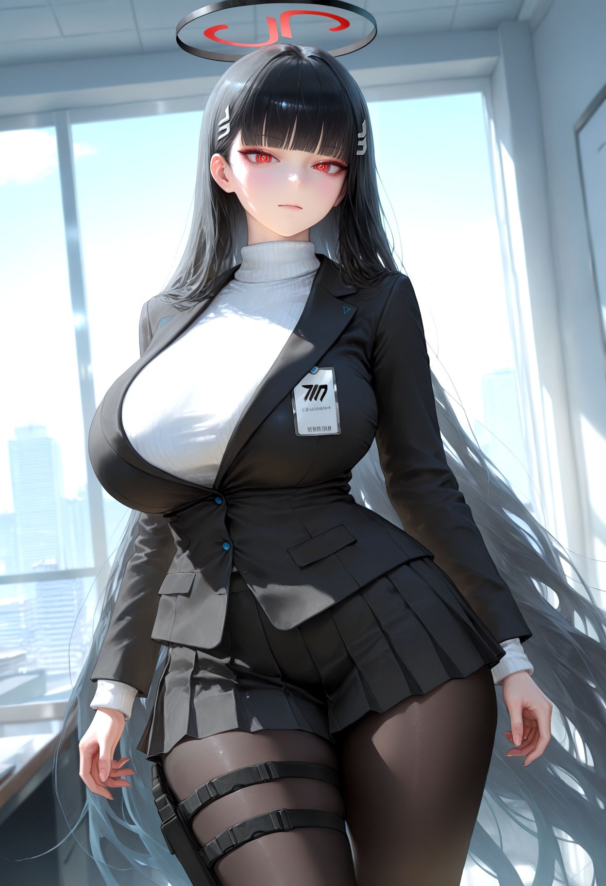 調月リオ Rio blue archive  褐色生活_DSL ai generated page 3 full