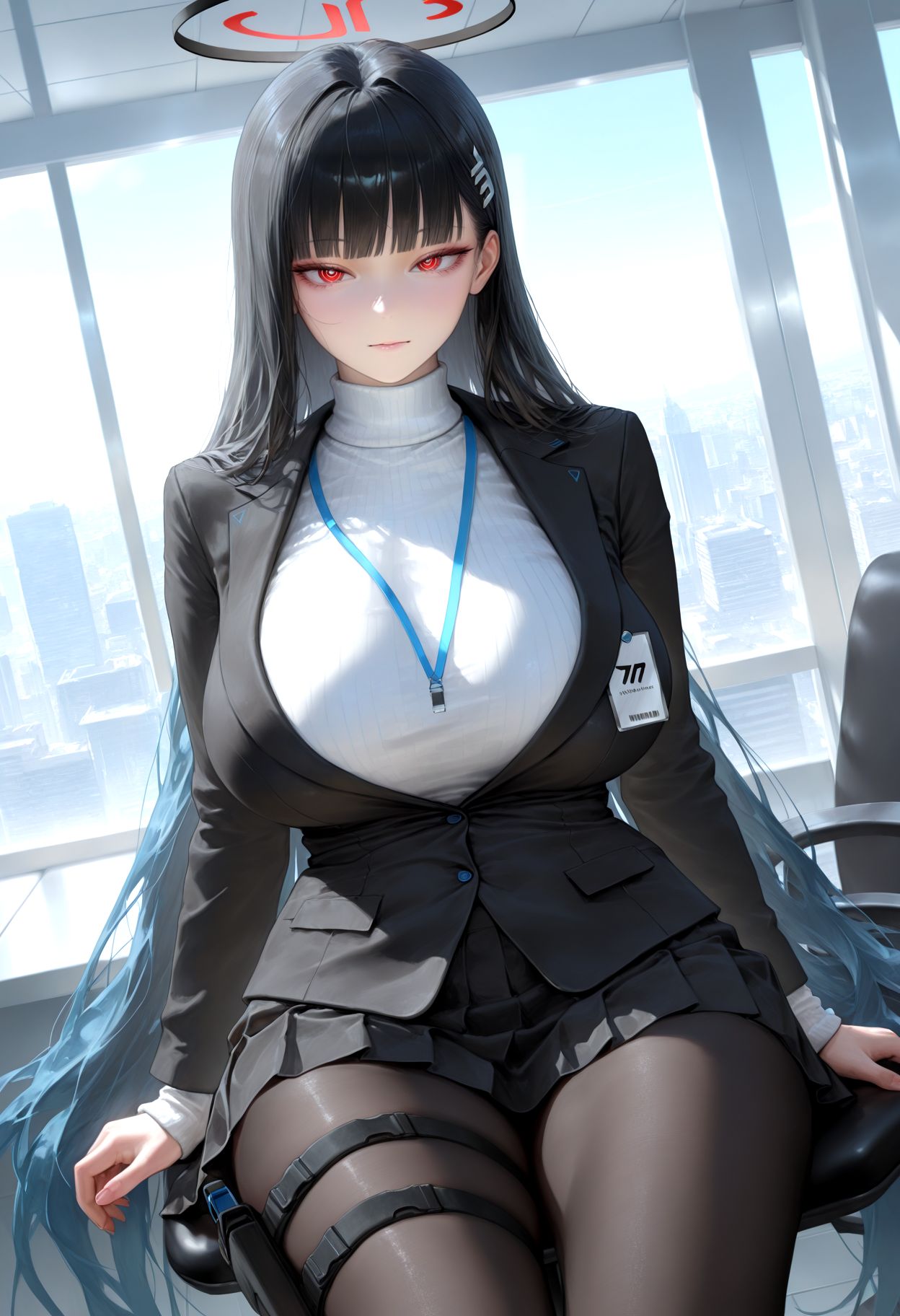 調月リオ Rio blue archive  褐色生活_DSL ai generated page 5 full