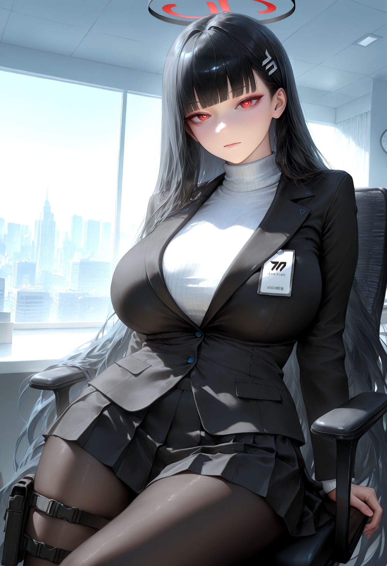 調月リオ Rio blue archive  褐色生活_DSL ai generated page 7 full