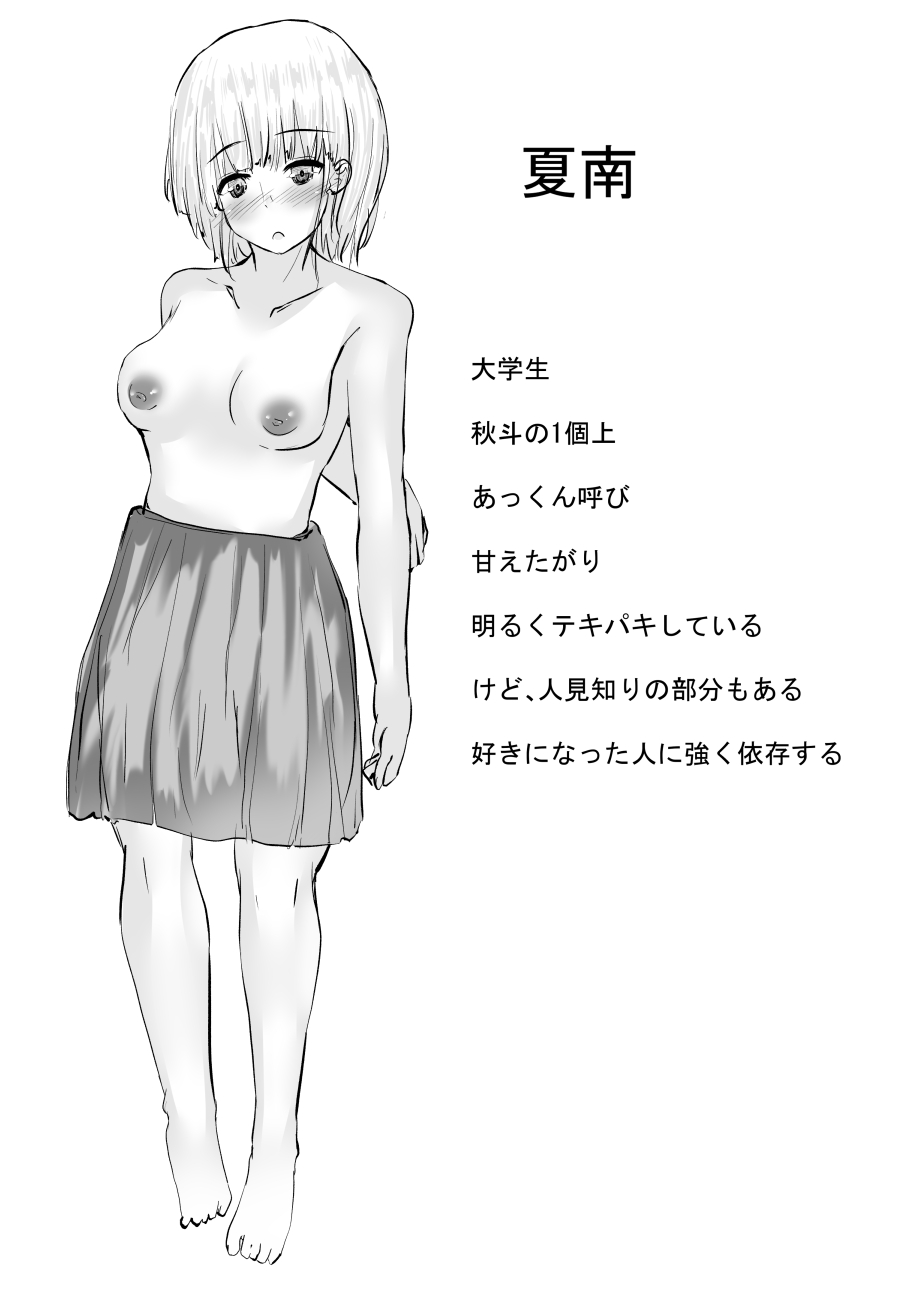 ちょっとだけ？独占欲が強い年上彼女とえっちする話。2 page 4 full