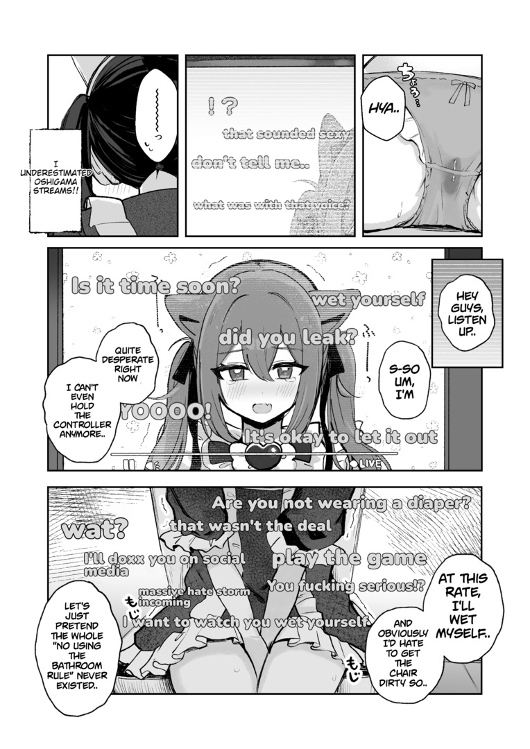 There's no way I'd wet myself on an oshigama stream !! page 7 full