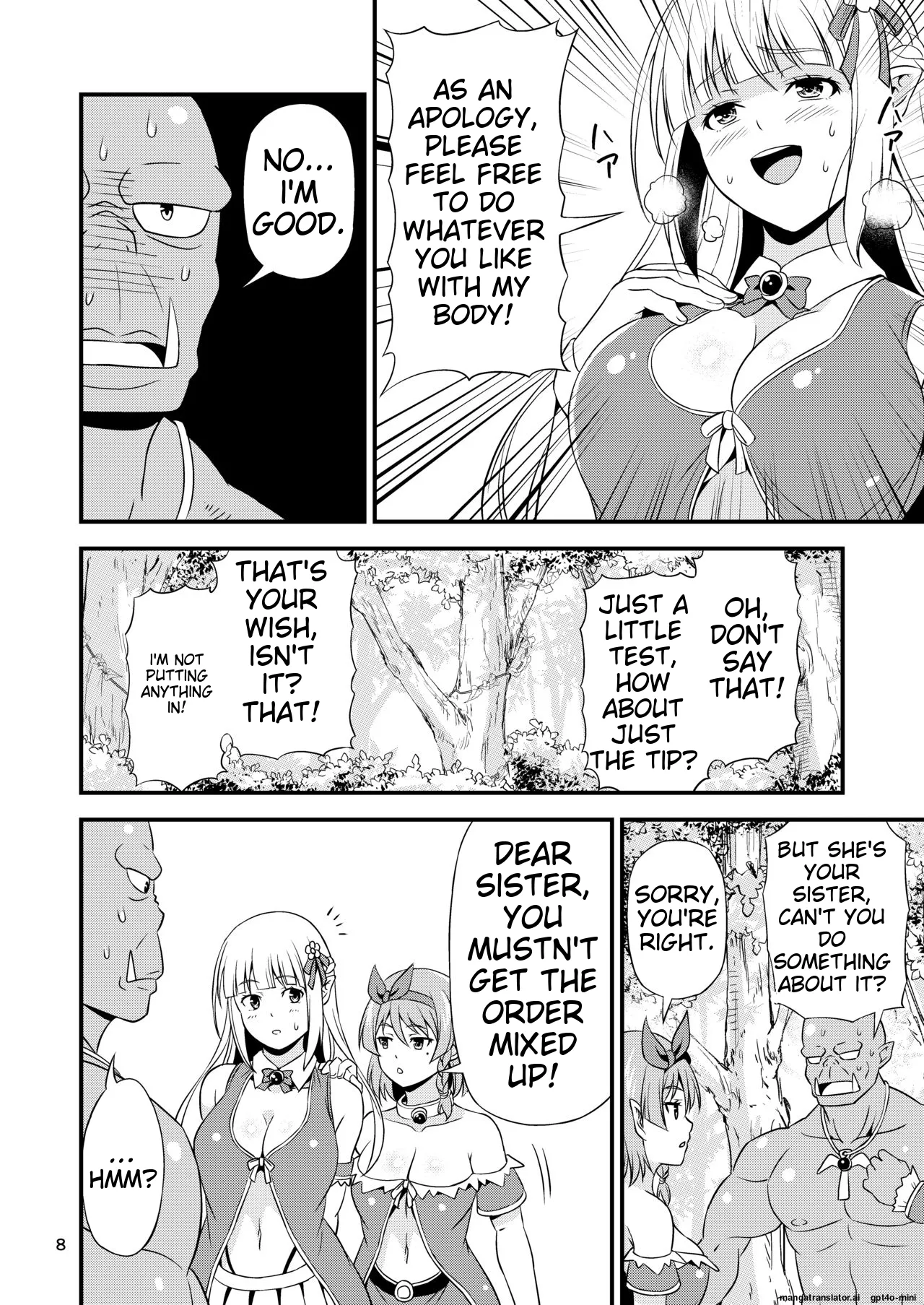 Hentai Elf Shimai to Majime Orc page 7 full