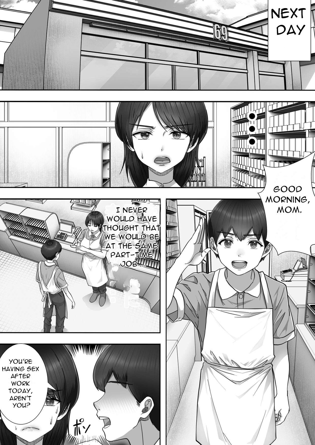 DeliHeal Kaa-chan 2 ~Daisuki na Kaa-chan to Beit Saki de Yarimakuru Hanashi~ A story about having sex with my favorite Kaa-chan at her part-time job ~ page 10 full