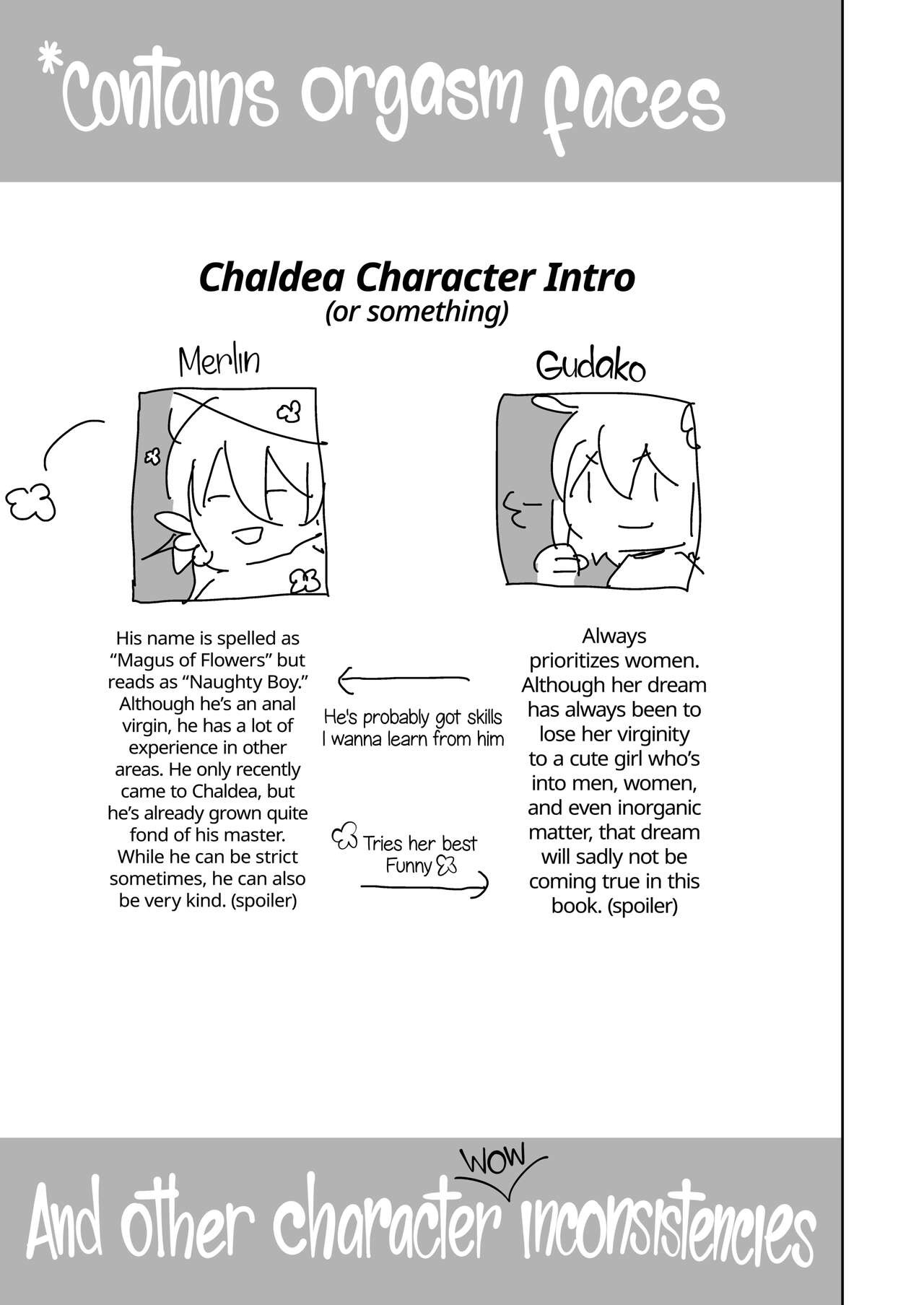 Futanari Gudako X Merlin- The Virgin Futanari Master vs Her Virgin Mage Merlin page 4 full