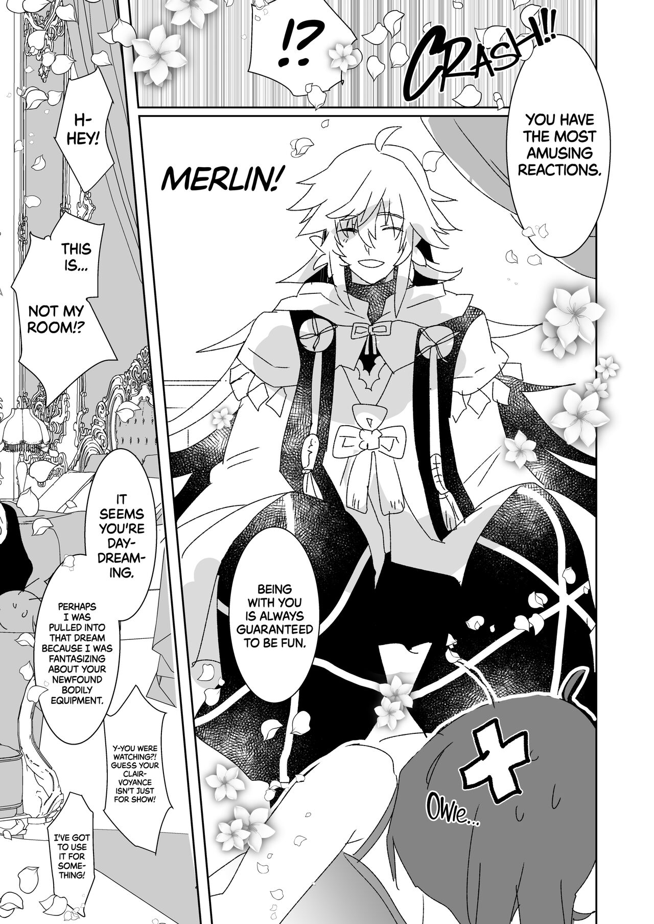 Futanari Gudako X Merlin- The Virgin Futanari Master vs Her Virgin Mage Merlin page 6 full
