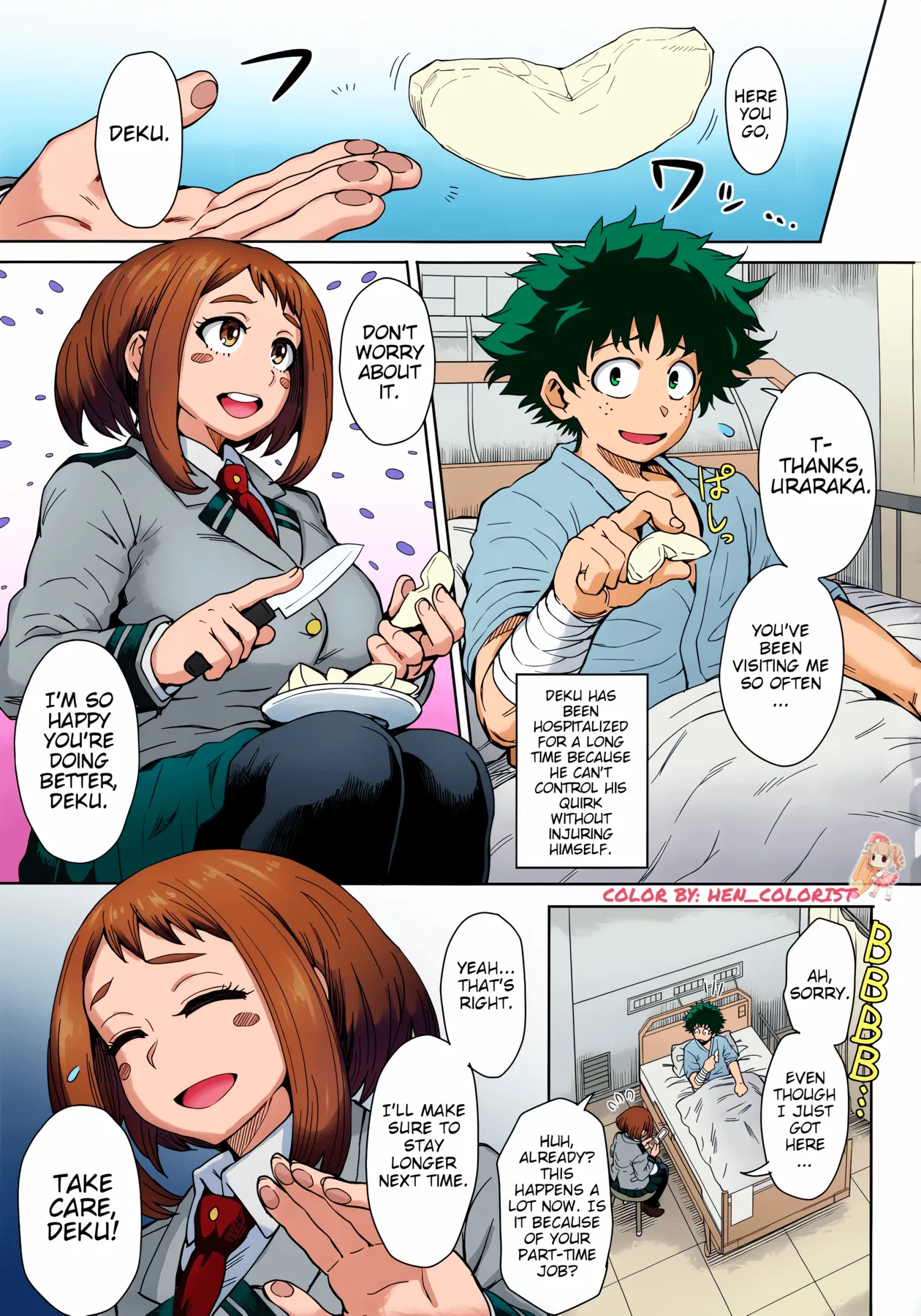 Uraraka Ura Fuuzoku | Uraraka's Behind-the-Scenes Prostitution page 2 full