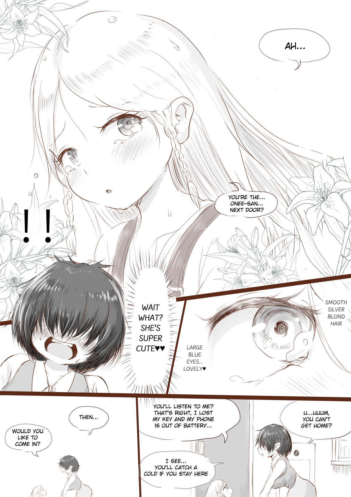 Anraku-san wa Ginpatsu Half Shoujo wo Iyashitai page 3 full