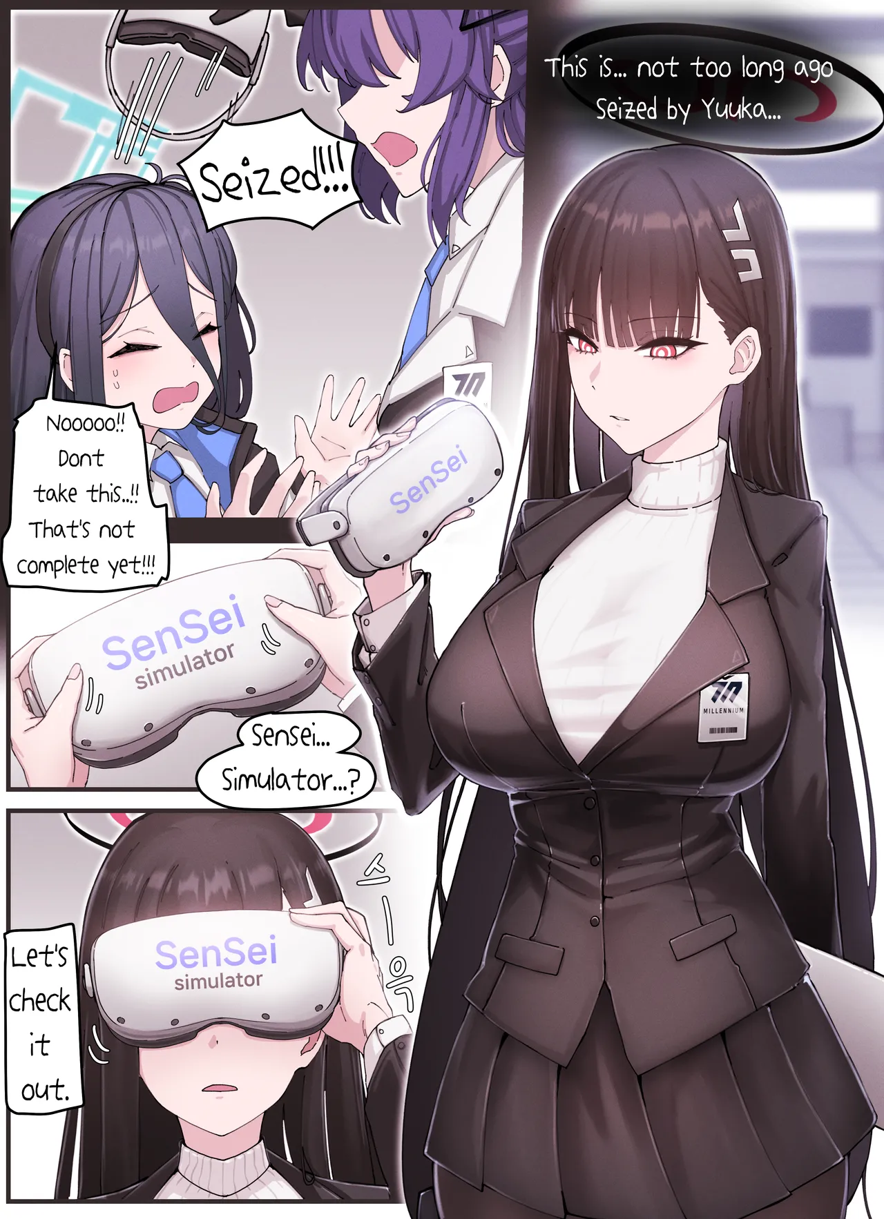 Kivotos Gravure #03: Sensei Simulator page 2 full