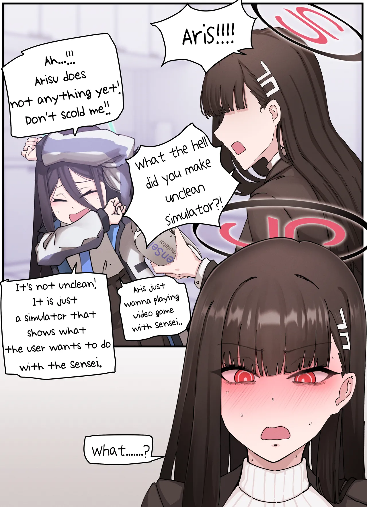 Kivotos Gravure #03: Sensei Simulator page 9 full