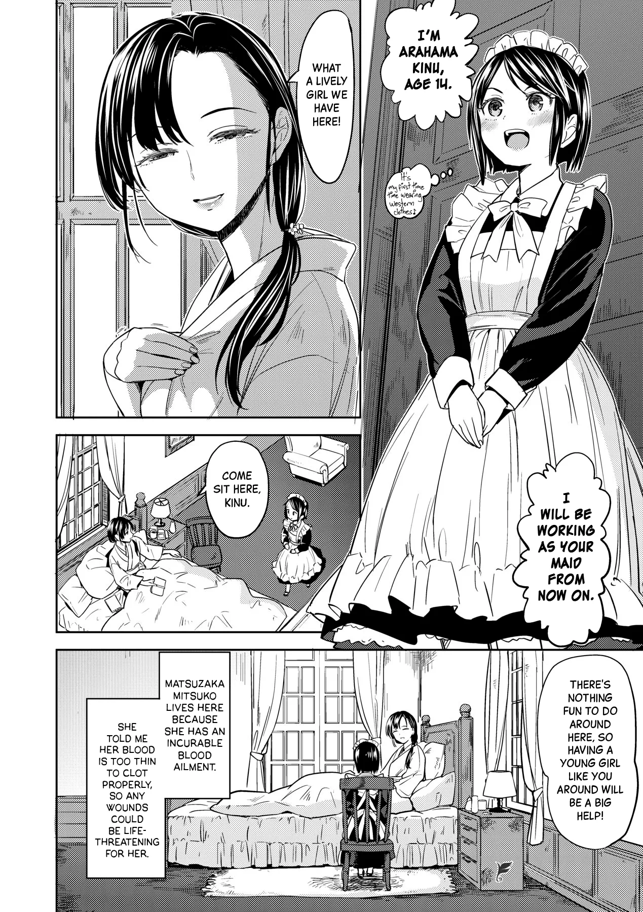 Mochizuki Ketsueki Kenkyuujo no Musume | The Girl from the Mochizuki Blood Science Lab Ch.1-4 + Bonus page 6 full