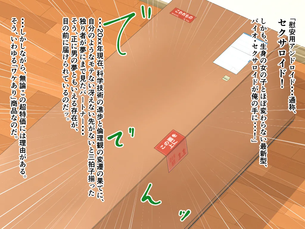 「ワケあり」格安セクサロイドを衝動買いしたら、 超乳○リ少女が届いた。 page 3 full