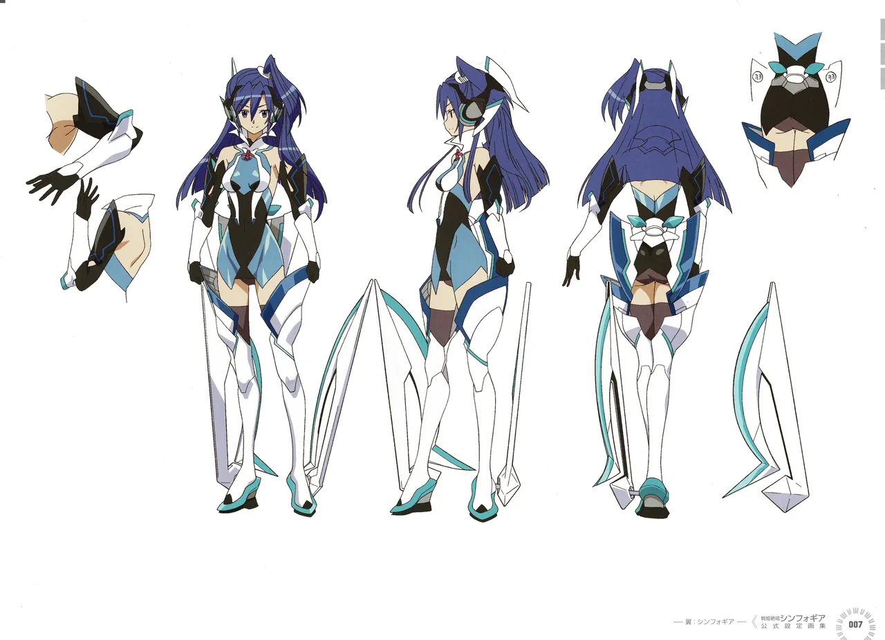 Senki Zesshou Symphogear Official Design Works page 8 full
