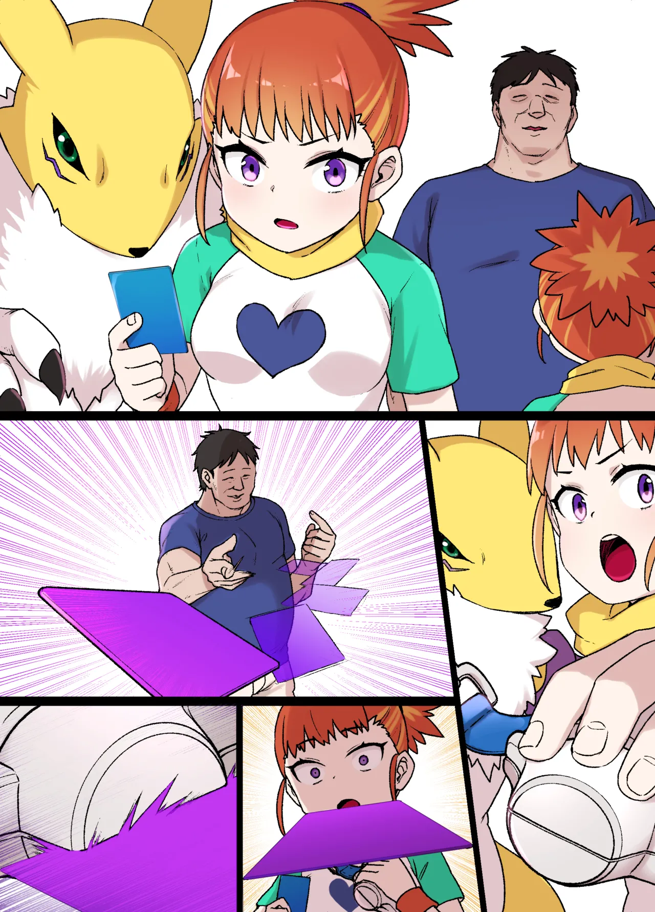 Digimon Sennou Makino Ruki & Renamon  | 數碼寶貝洗腦 牧野留姬&妖狐獸 page 8 full