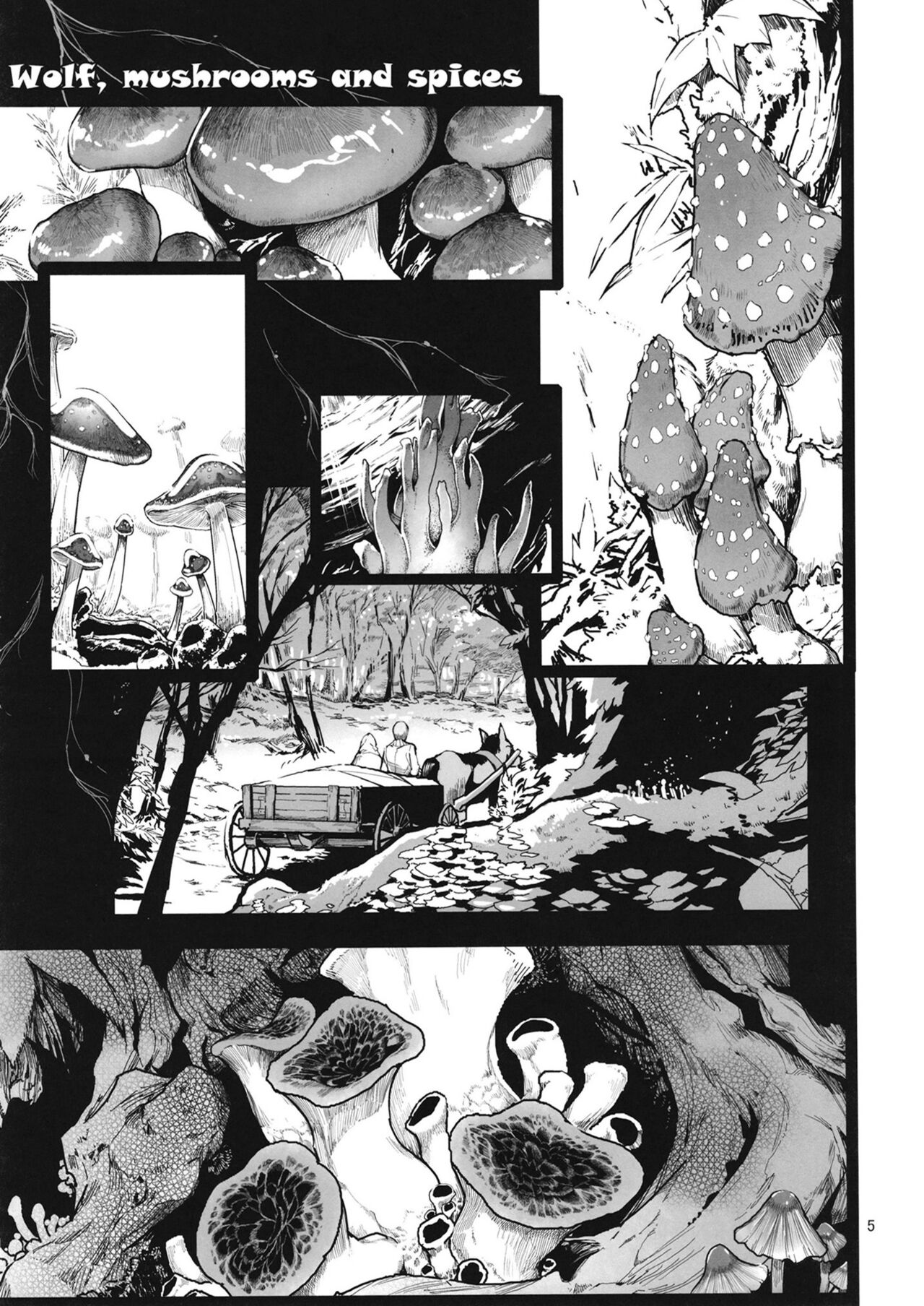 Ookami to Kinoko to Koushinryou - Wolf,mushrooms amd spices page 4 full